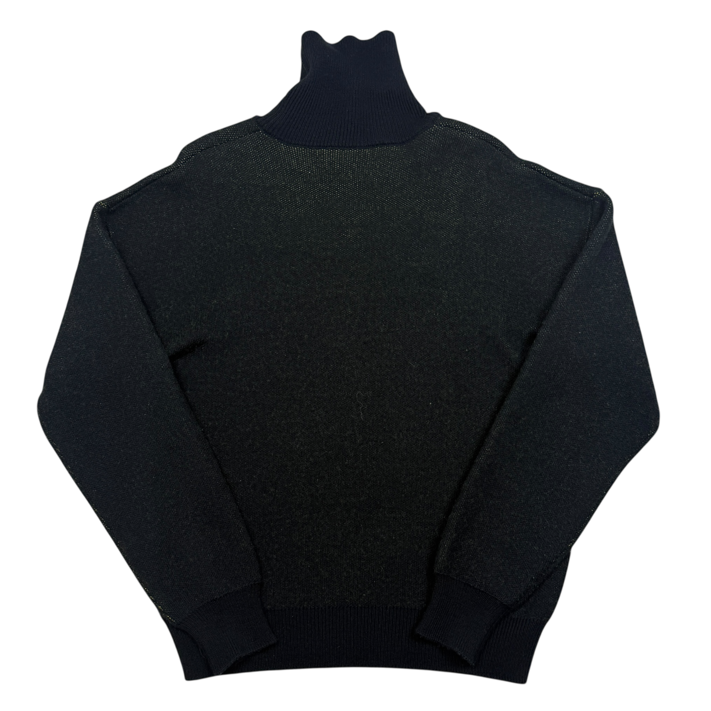 Gosha Rubchinskiy FW16 ‘Safety And Protection’ Oversized Turtleneck Sweatshirt Black (Fits M-XL)