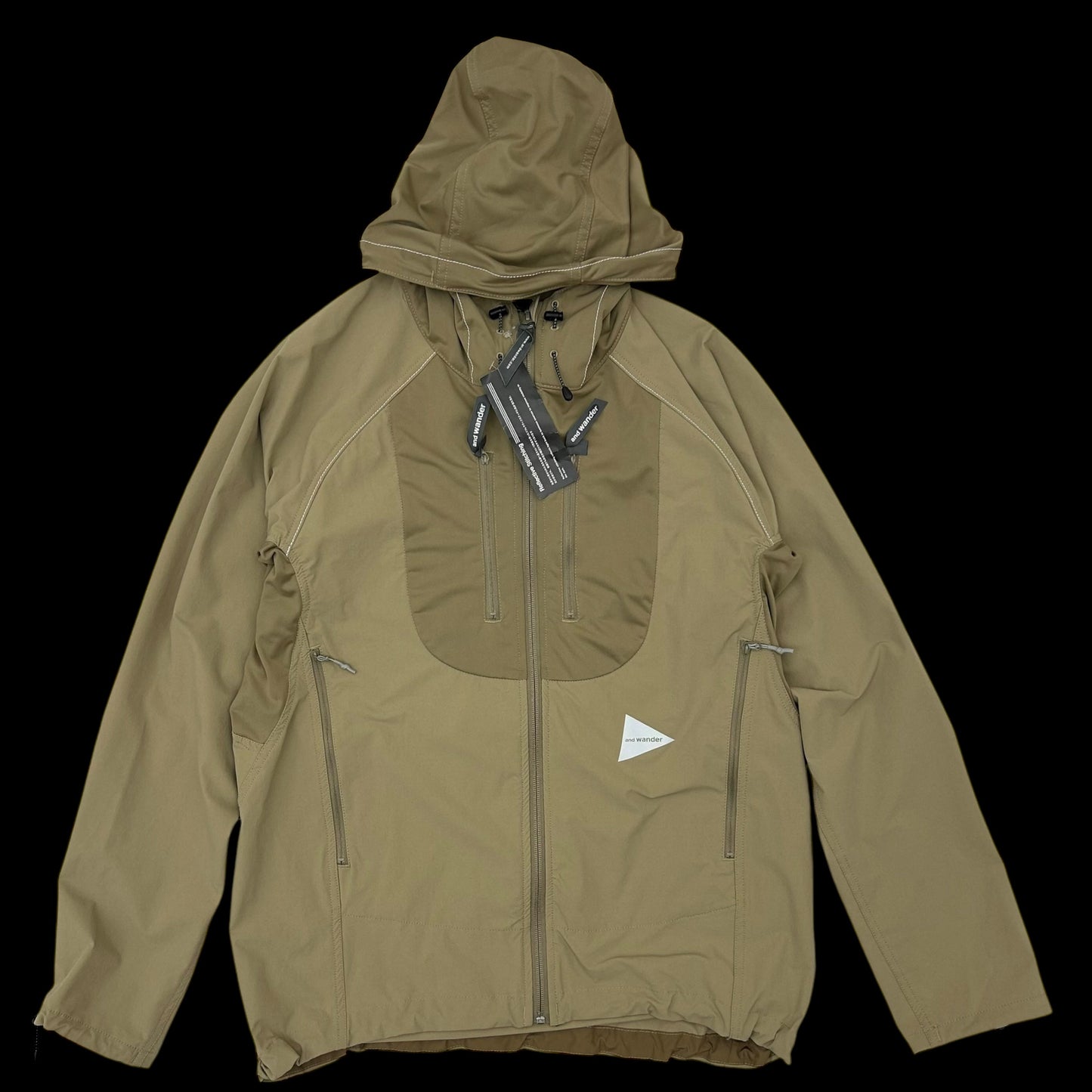 And Wander Trek 2 Jacket Beige(Fits M/L)