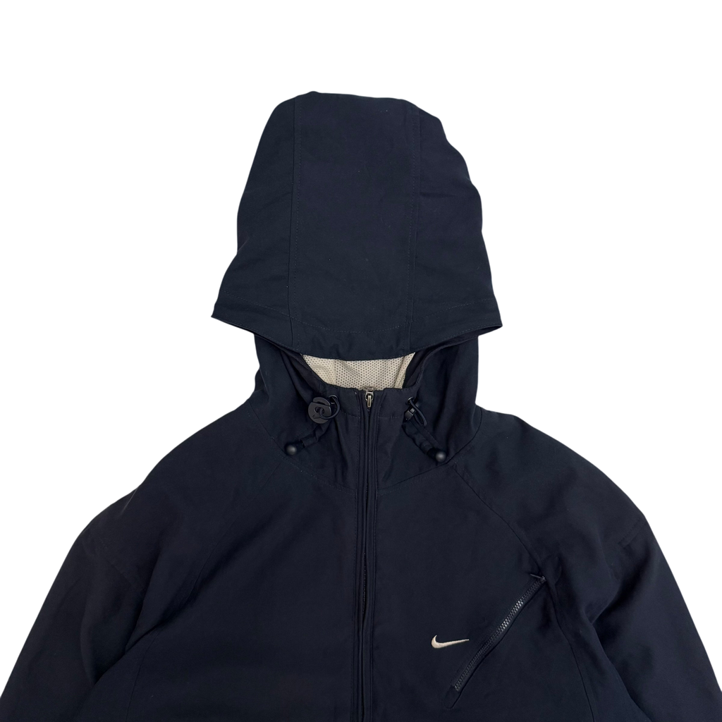 Nike 00s Technical Zip Hooded Jacket Navy (Size L)