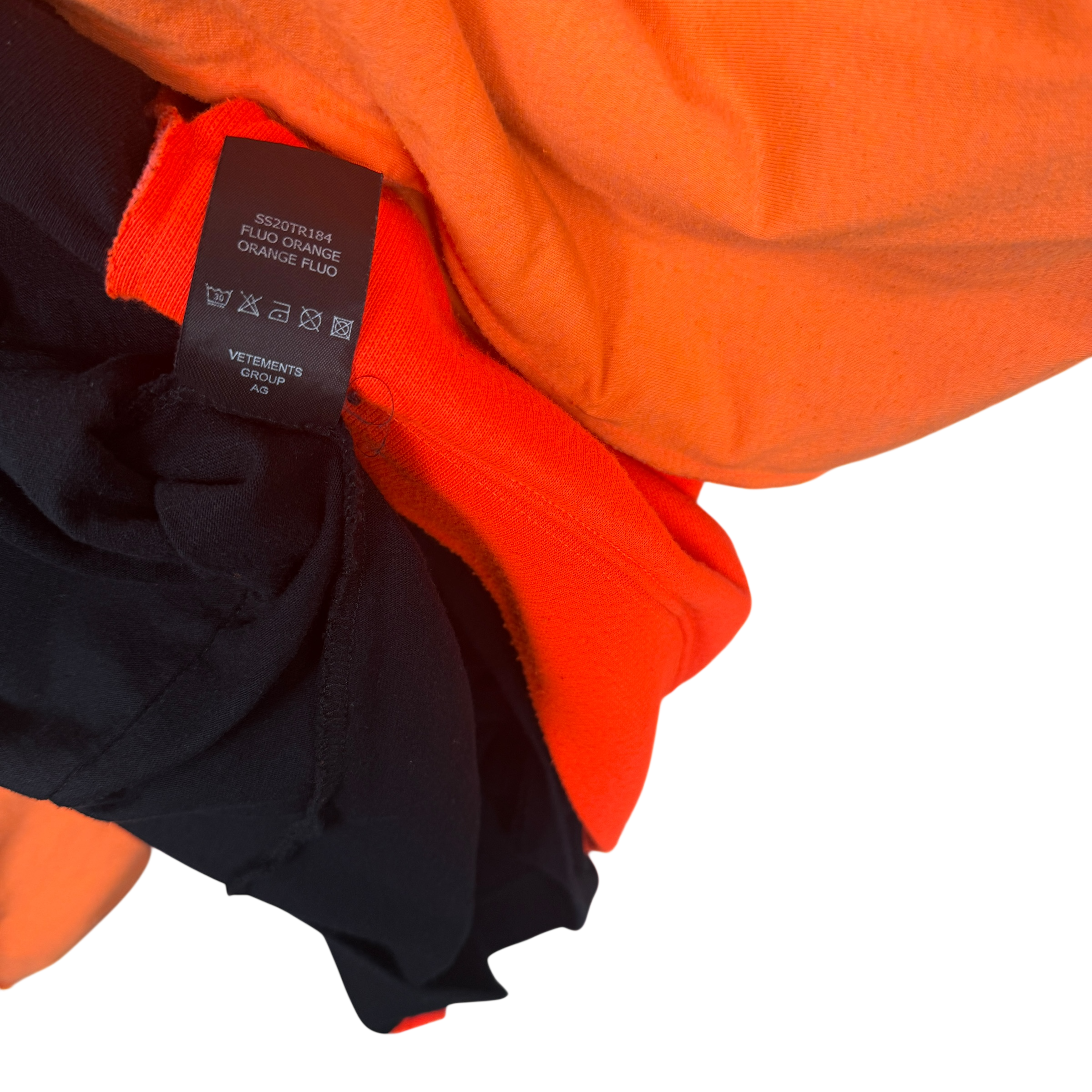 Vetements Oversized Graffiti Hoodie Orange (Fits M-XL)