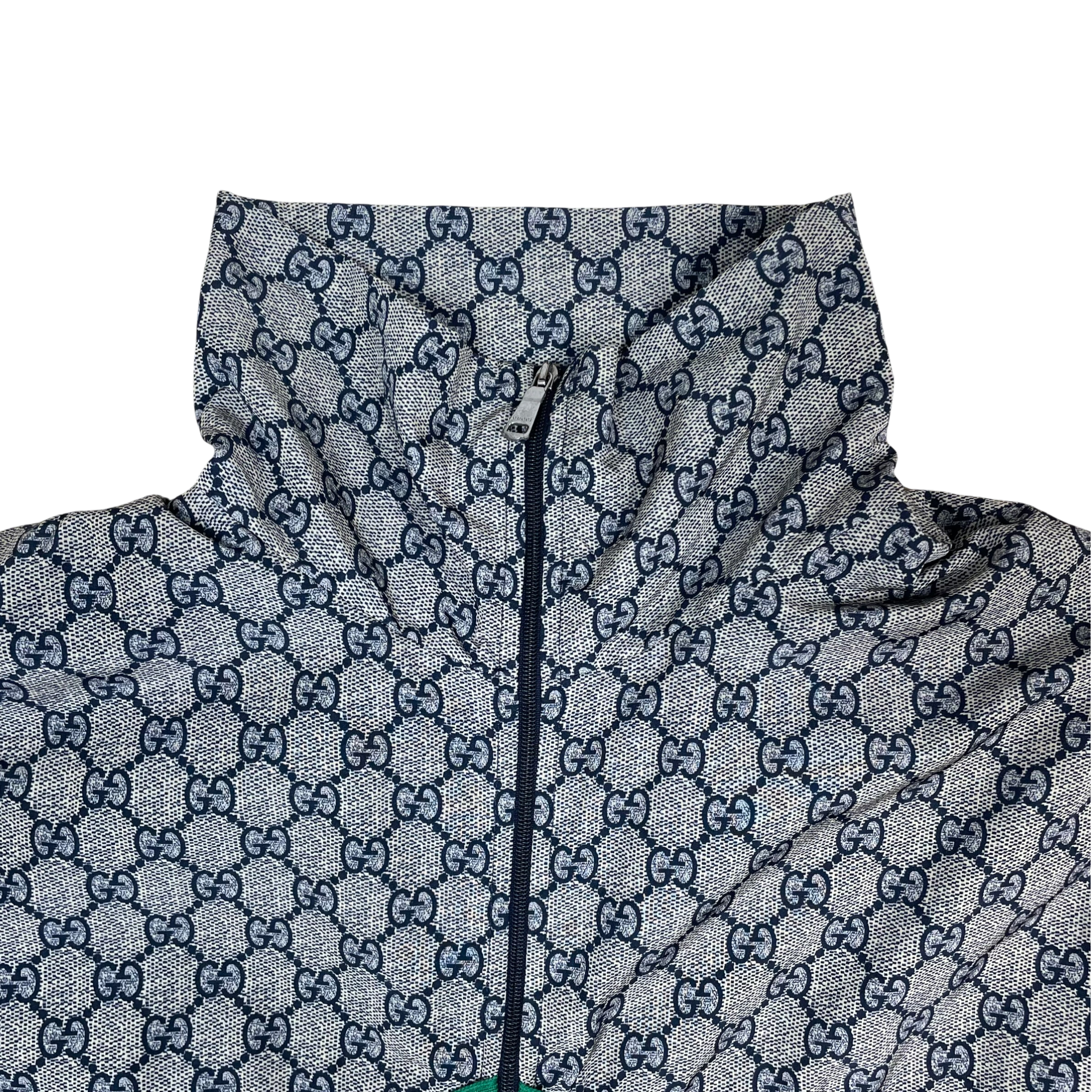 Gucci GG Monogram Nylon Wind Breaker Beige/Black (Size M)