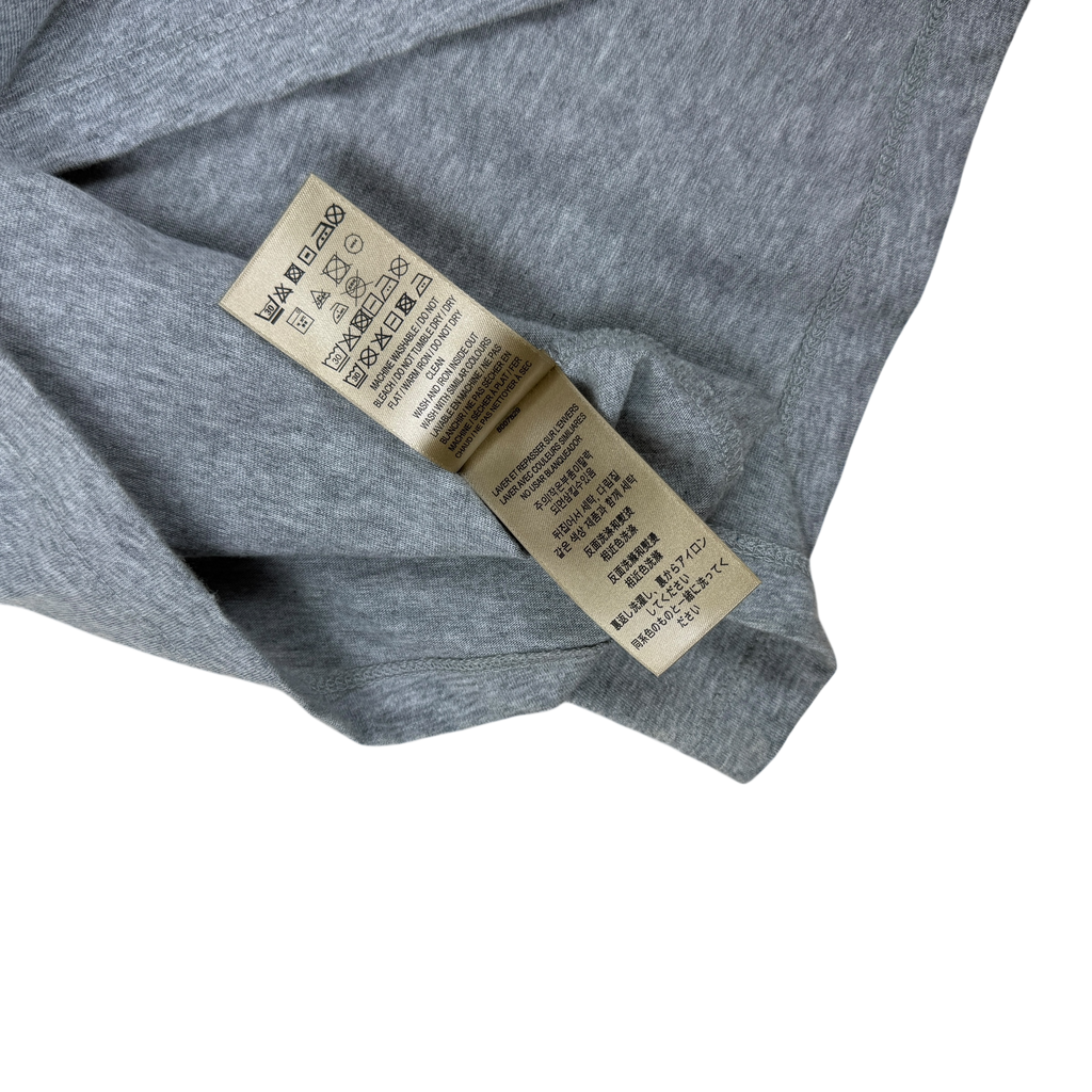 Burberry Embroidered Logo Oversized T-Shirt Grey (Fits S-L)