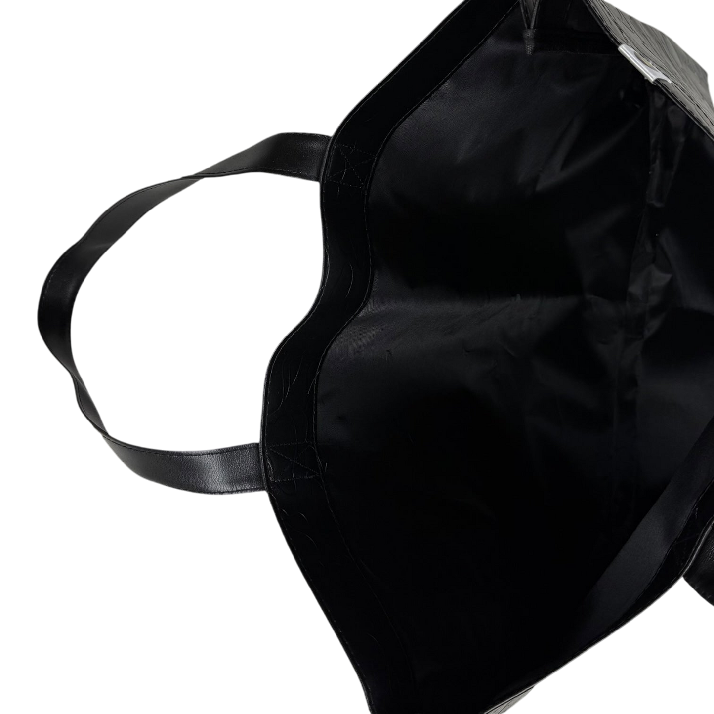 BAPE (A Bathing Ape) Solid Camo Faux Leather Tote Bag Black