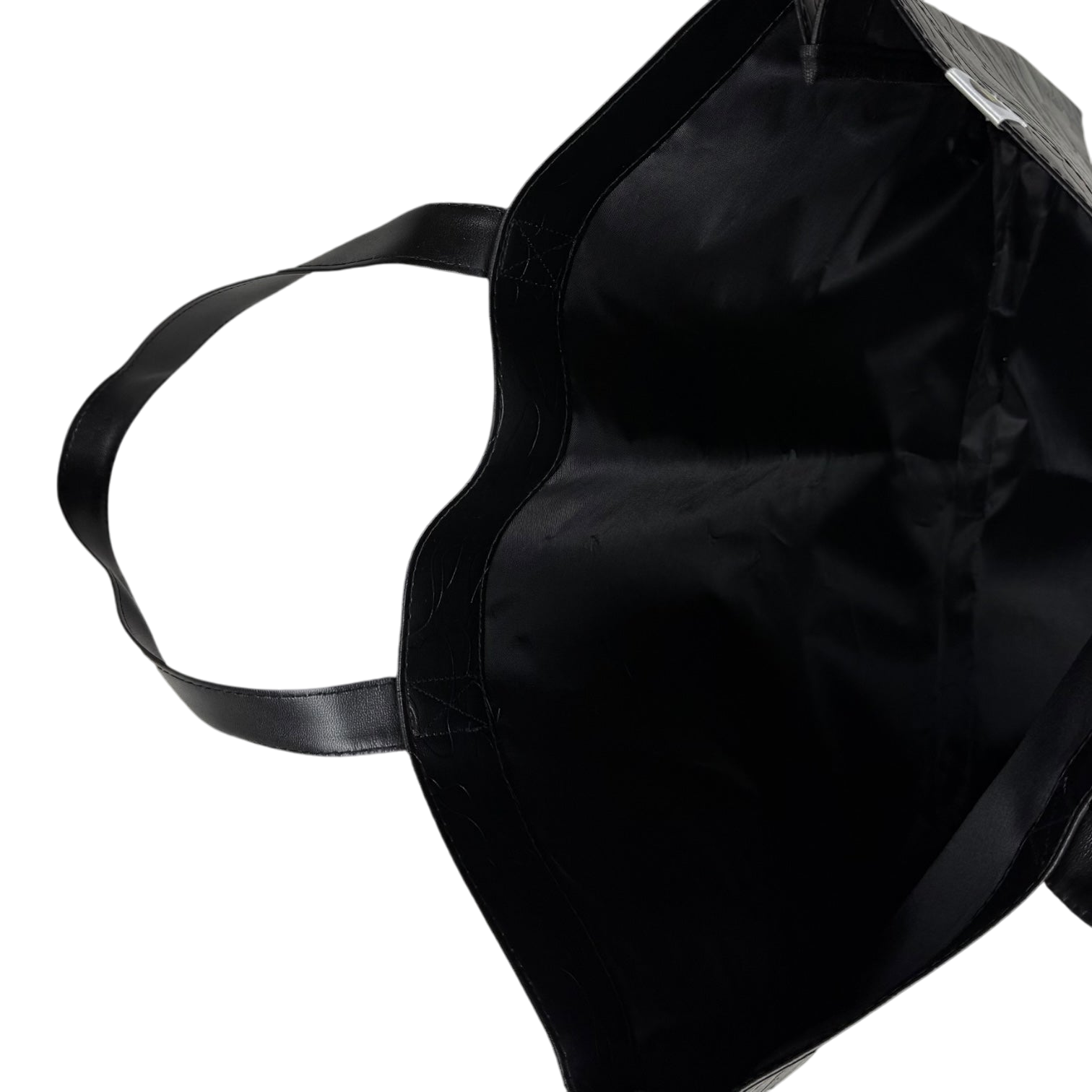 BAPE (A Bathing Ape) Solid Camo Faux Leather Tote Bag Black