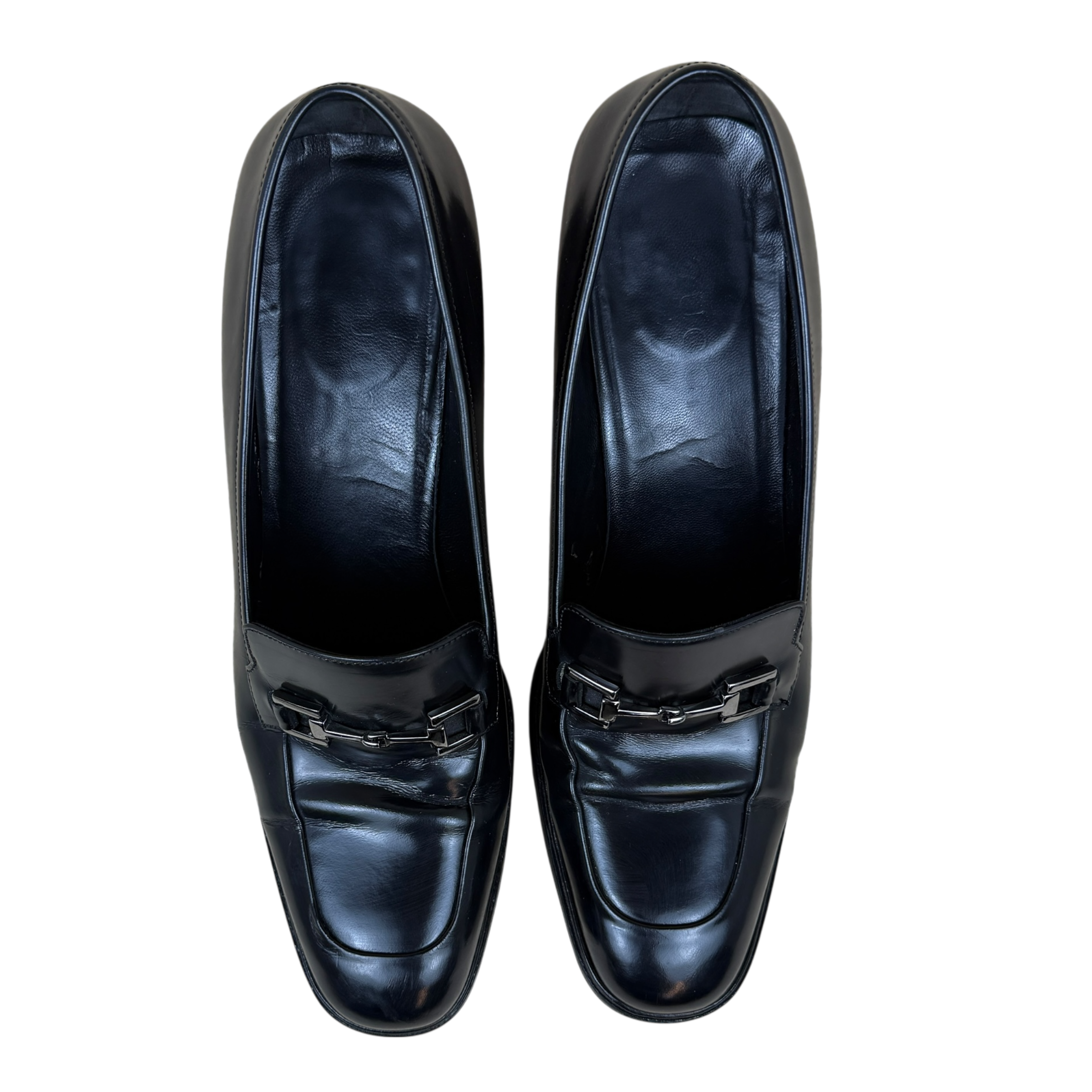 Gucci 90s Heeled Loafers Black (Size EU37)