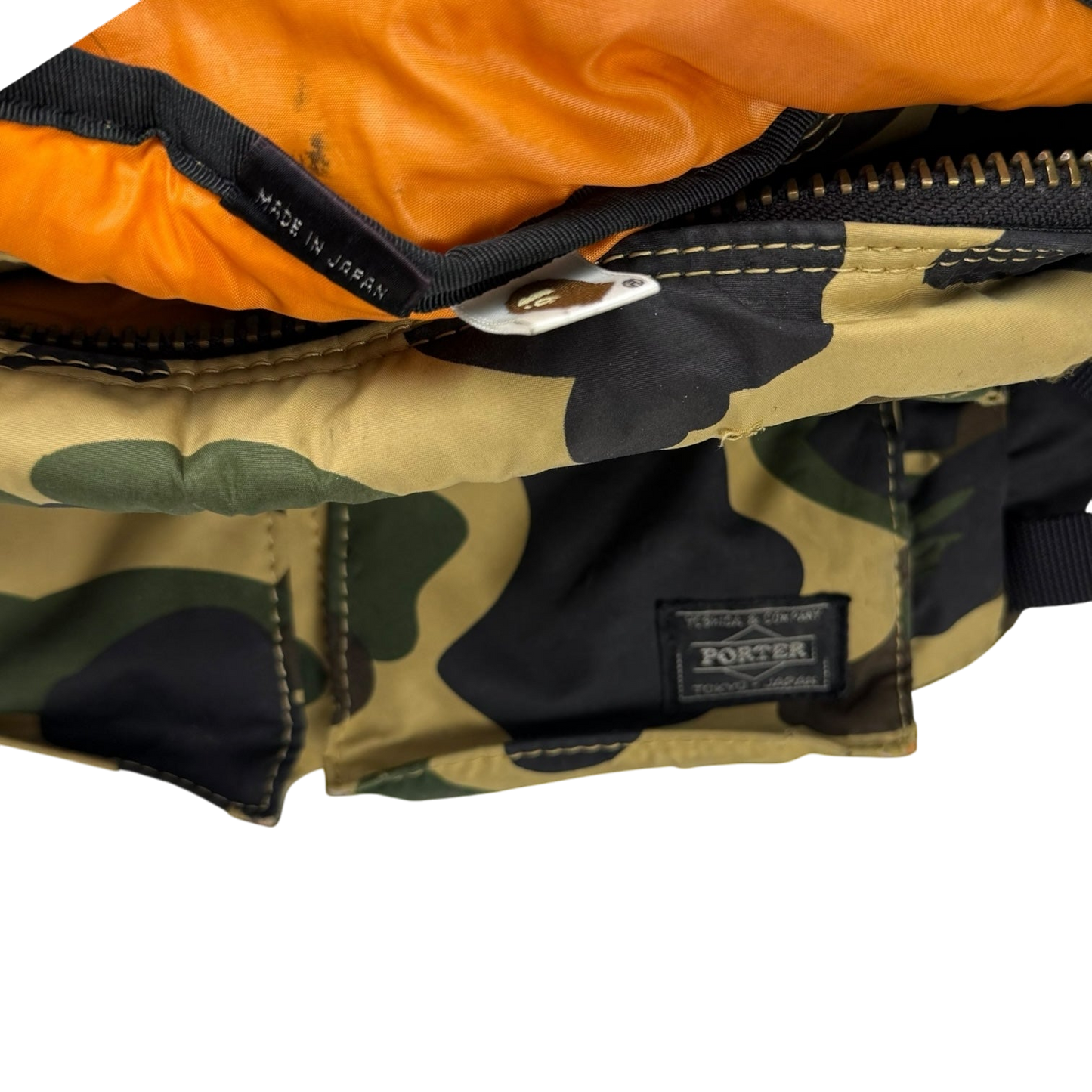 BAPE (A Bathing Ape) x Porter 1st Camo Waist Bag