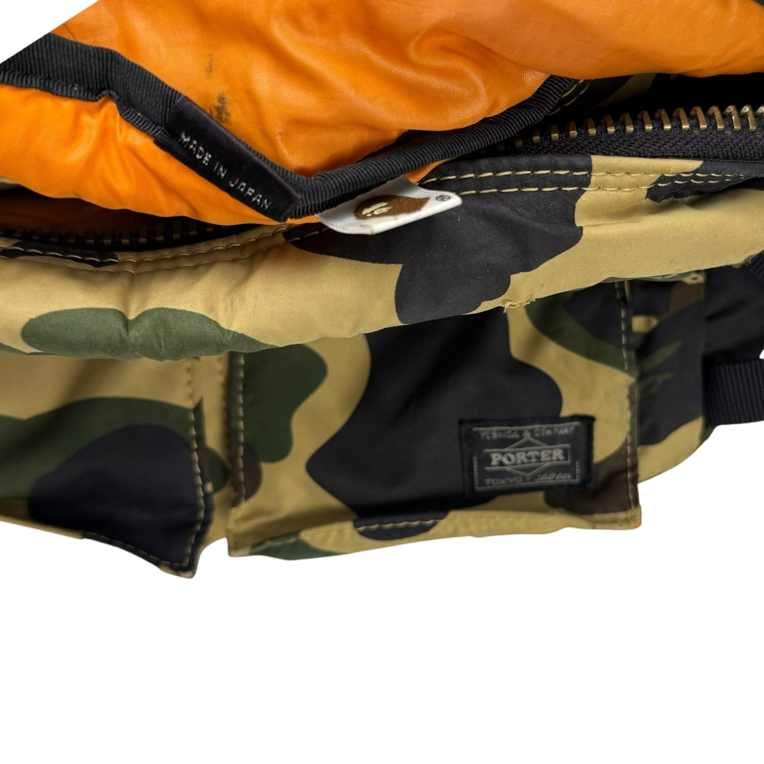 BAPE (A Bathing Ape) x Porter 1st Camo Waist Bag
