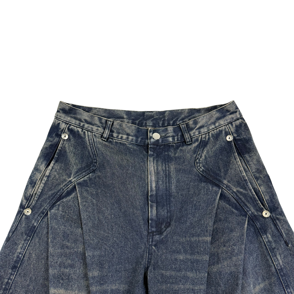 Conz Curved Washed Jeans (Fits 32”)