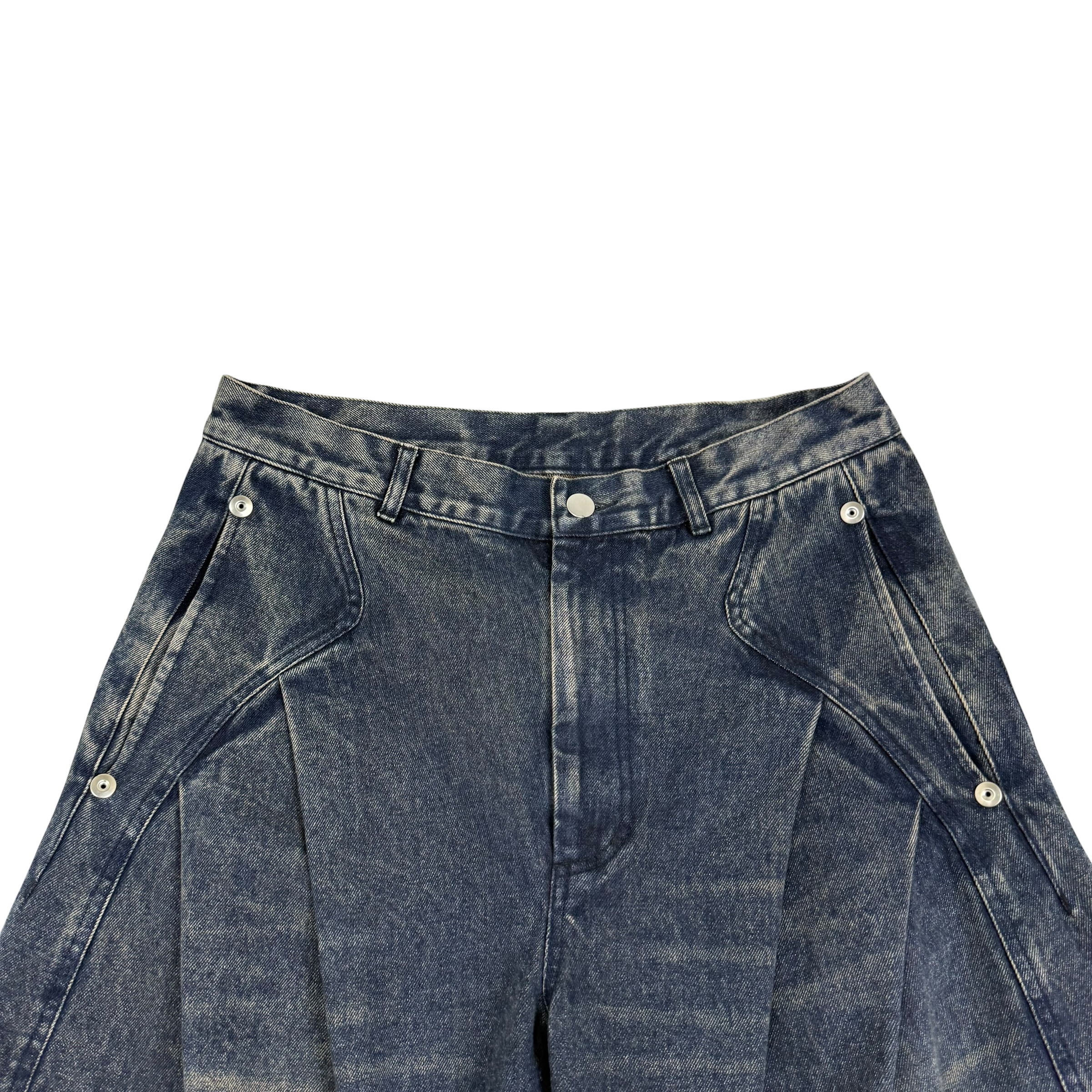 Conz Curved Washed Jeans (Fits 32”)