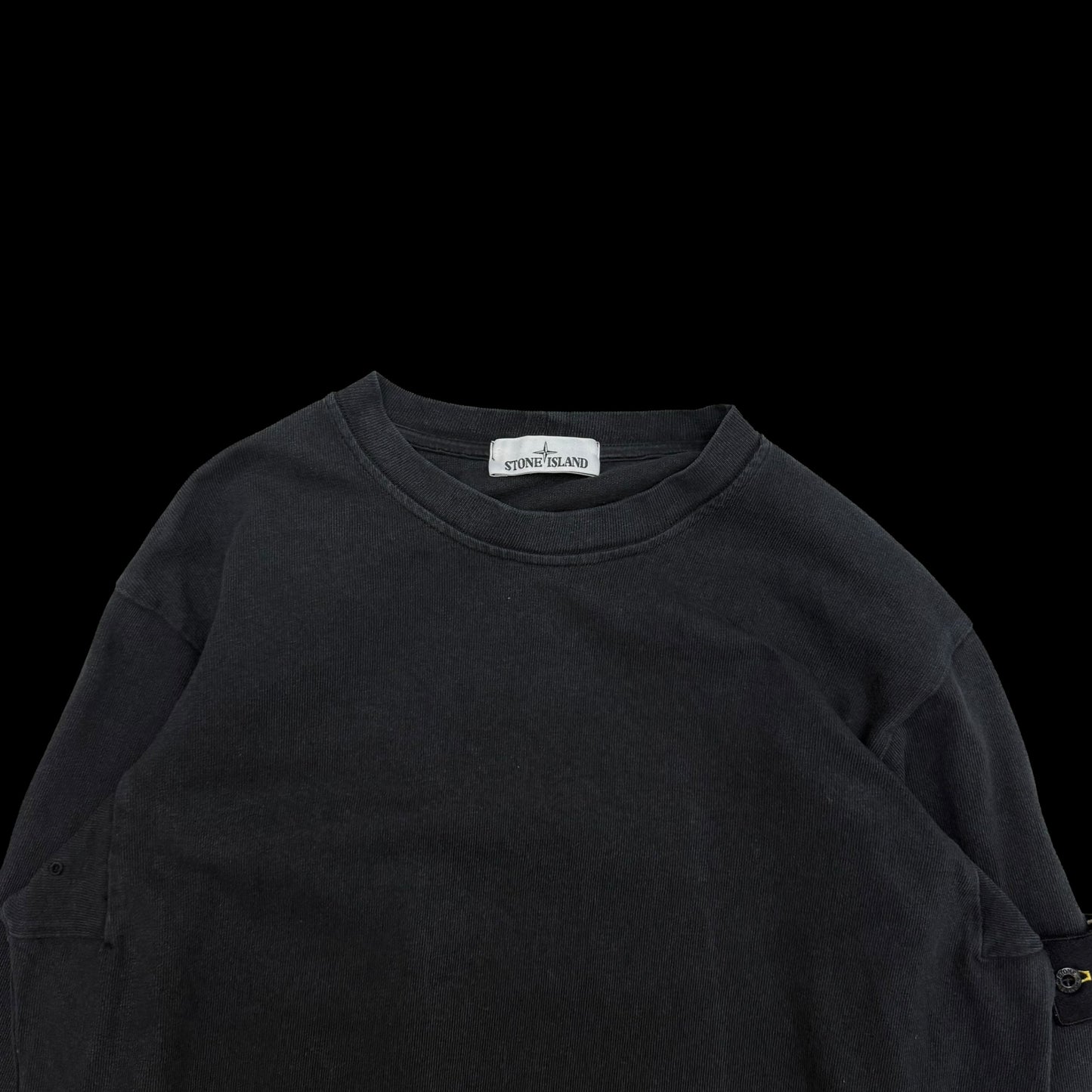 Stone Island Crewneck Sweatshirt Black (Fits M-L)