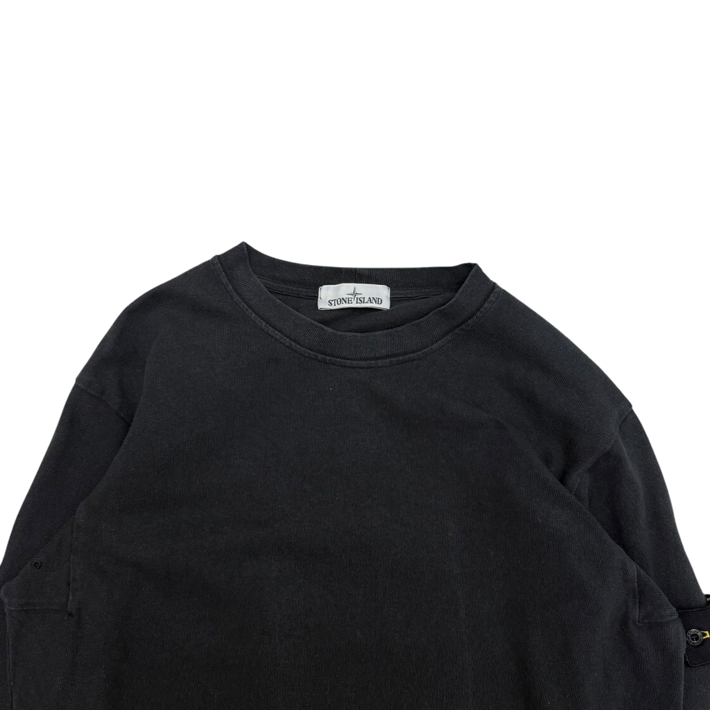 Stone Island Crewneck Sweatshirt Black (Fits M-L)