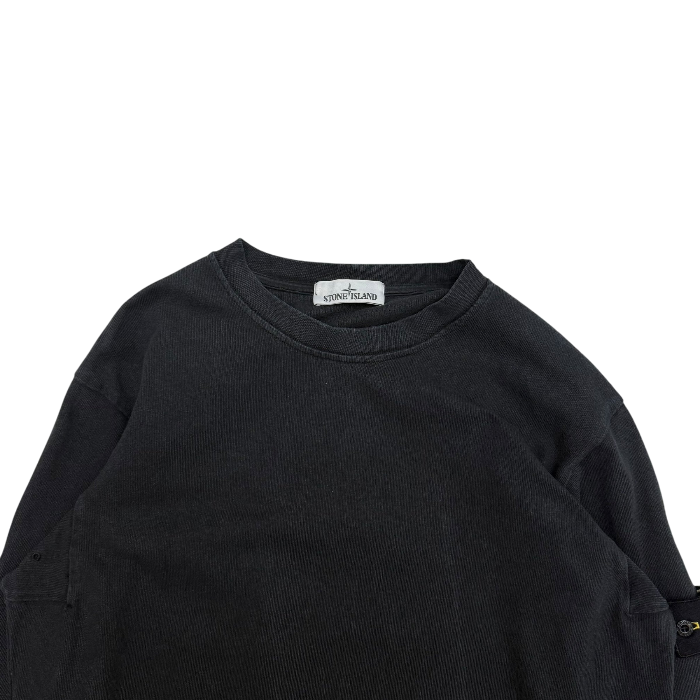 Stone Island Crewneck Sweatshirt Black (Fits M-L)