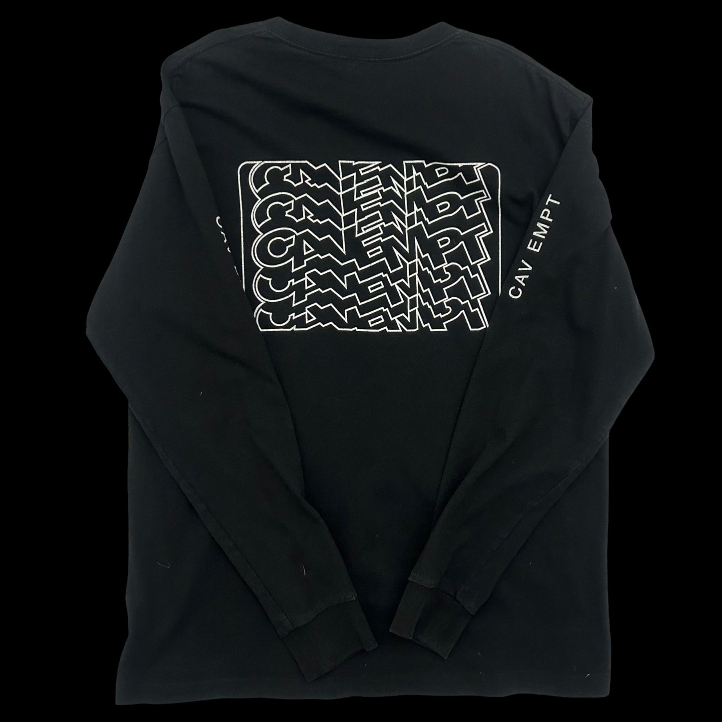 2015 Cav Empt ‘Empt Cav’ Long Sleeve Shirt Black (Size XL)