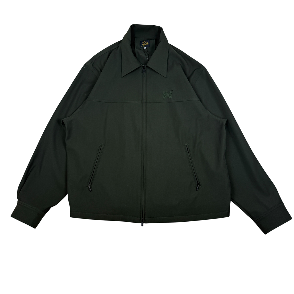 Needles FW24 Cavalry Twill Sports Jacket Army Green (Size L)