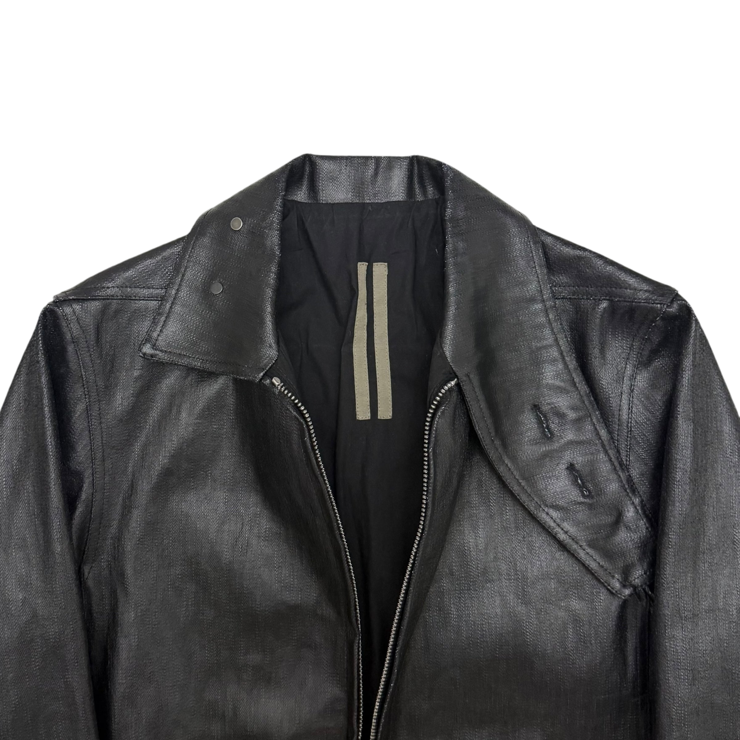 Rick Owens DRKSHDW SS17 Sample ‘Black Rubber’ Walrus Jacket (Fits S-M)