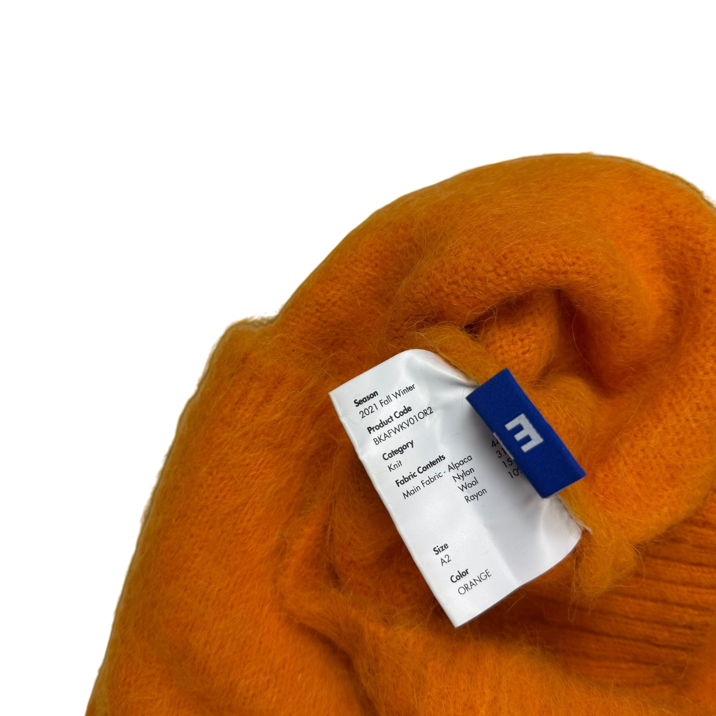 Ader Error FW21 Rothko Oversized Vest Orange (fits L-XL)