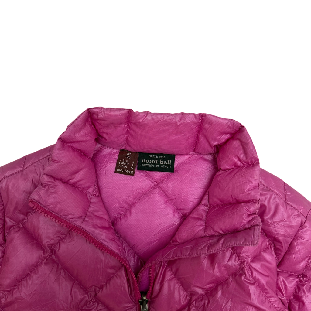 Montbell EX800 Pertex Diamond Stitch Down Jacket Pink (Size S womens)
