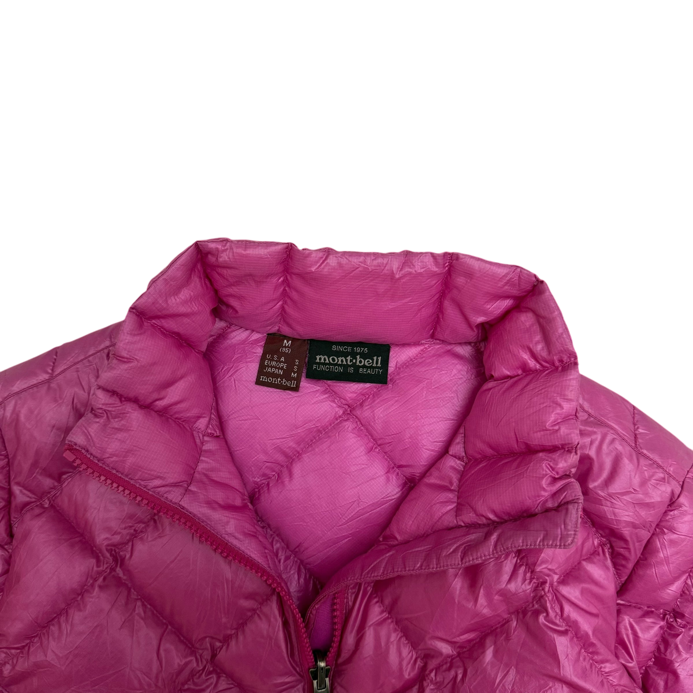 Montbell EX800 Pertex Diamond Stitch Down Jacket Pink (Size S womens)
