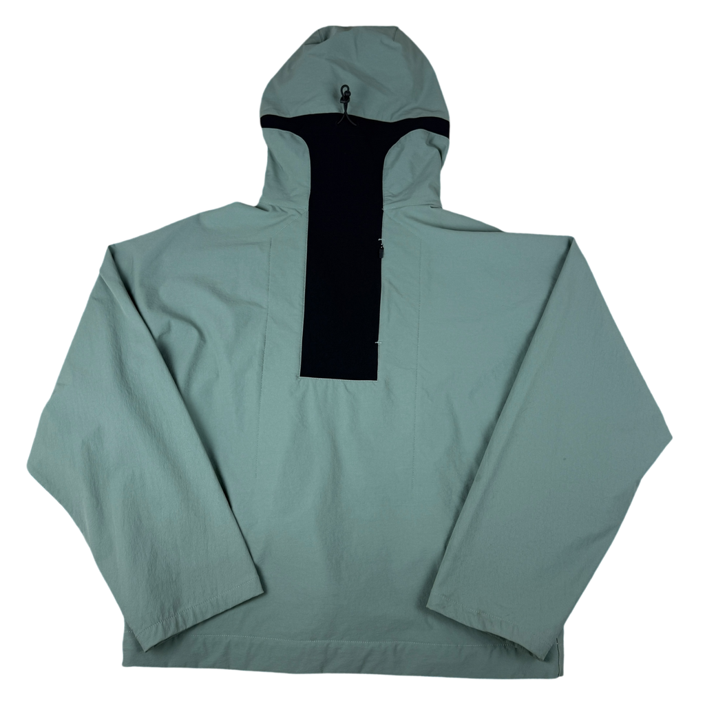 Kiko Kostadinov x ASICS SS19 Poncho Detachable Hooded Jacket Mint/Duck Egg (Size M)