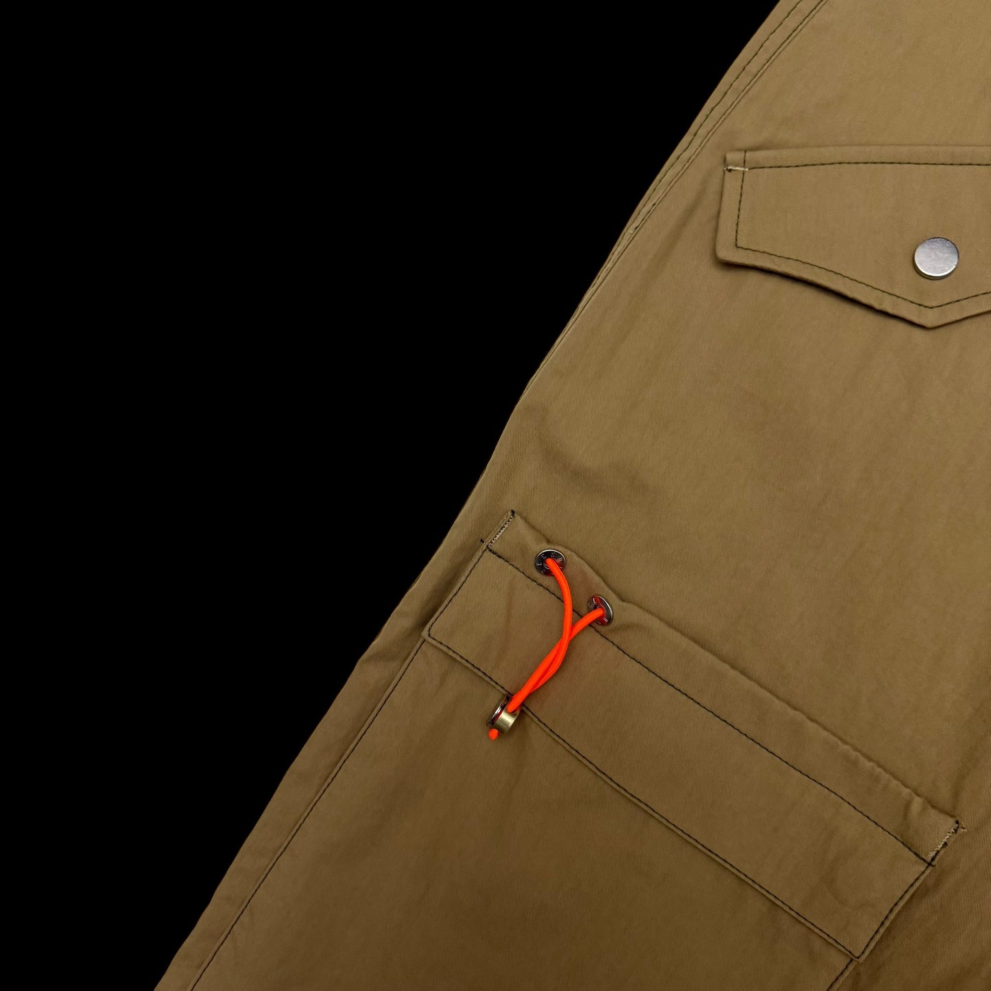 Dion Lee SS24 Straight-Leg Cargo Trousers Brown (Size XL)