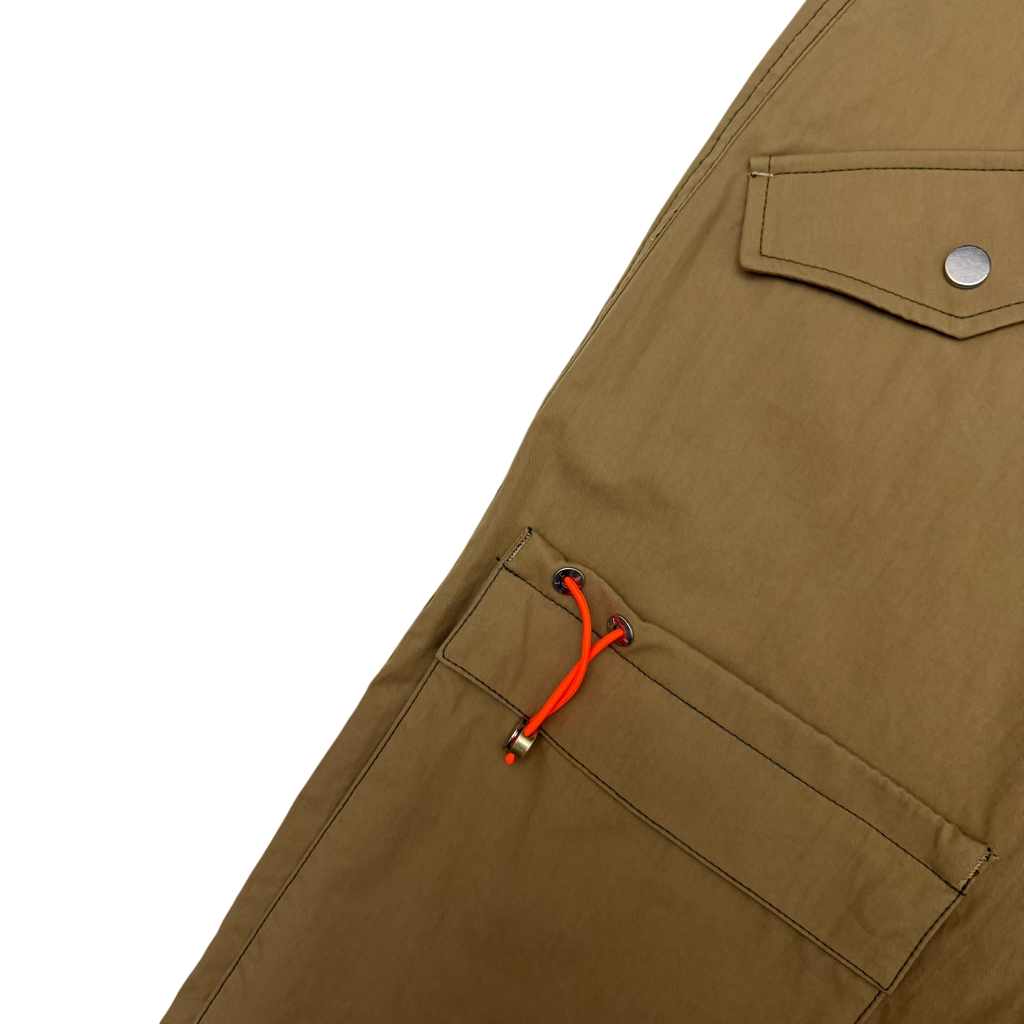 Dion Lee SS24 Straight-Leg Cargo Trousers Brown (Size XL)