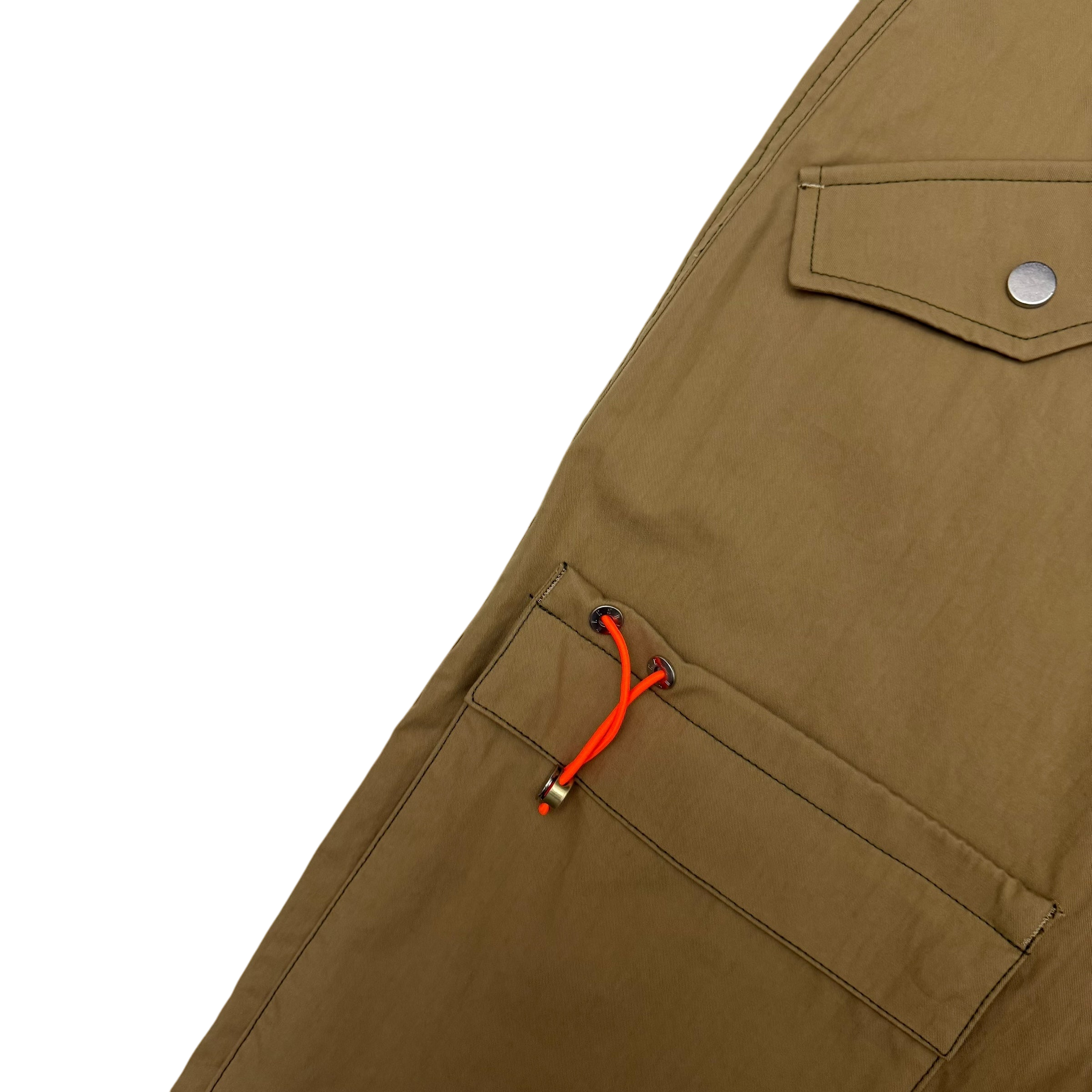 Dion Lee SS24 Straight-Leg Cargo Trousers Brown (Size XL)