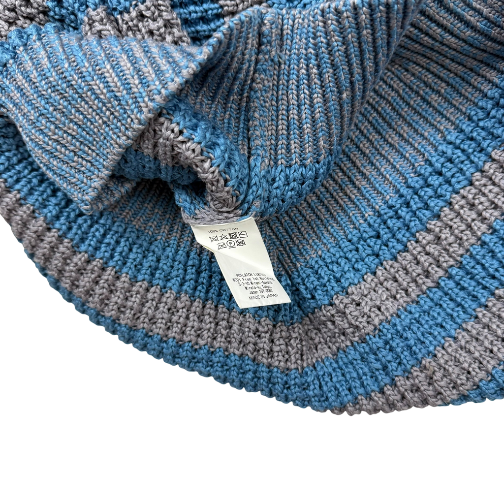 Cav Empt SS20 Stripe Loose Waffle Knit Sweatshirt