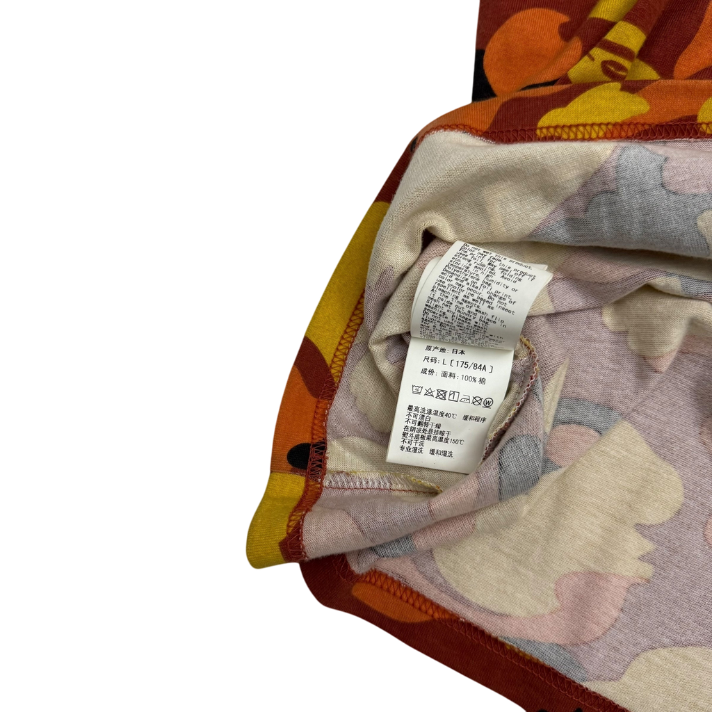 BAPE (A Bathing Ape) 1st Camo Shark T-shirt Orange (Fits M-L)
