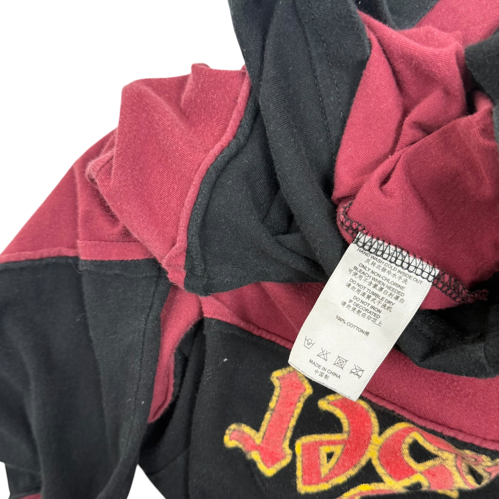 Telfar x Budweiser SS19 Reconstruction Long Sleeve Shirt Burgundy/Black (Fits M-L)
