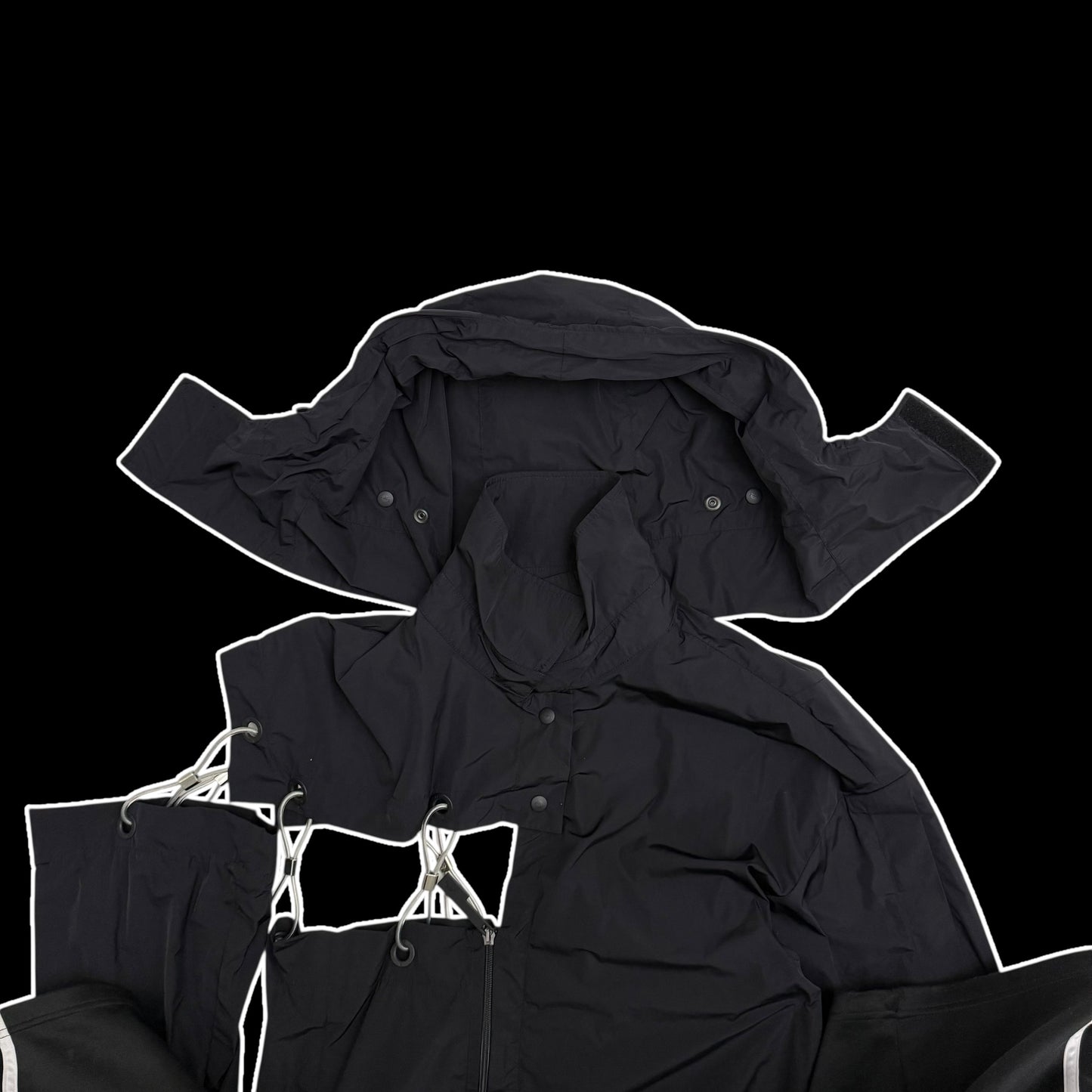 A-COLD-WALL* (ACW) Asymmetrical Nylon Chain Turncoat (Fits S-XL)