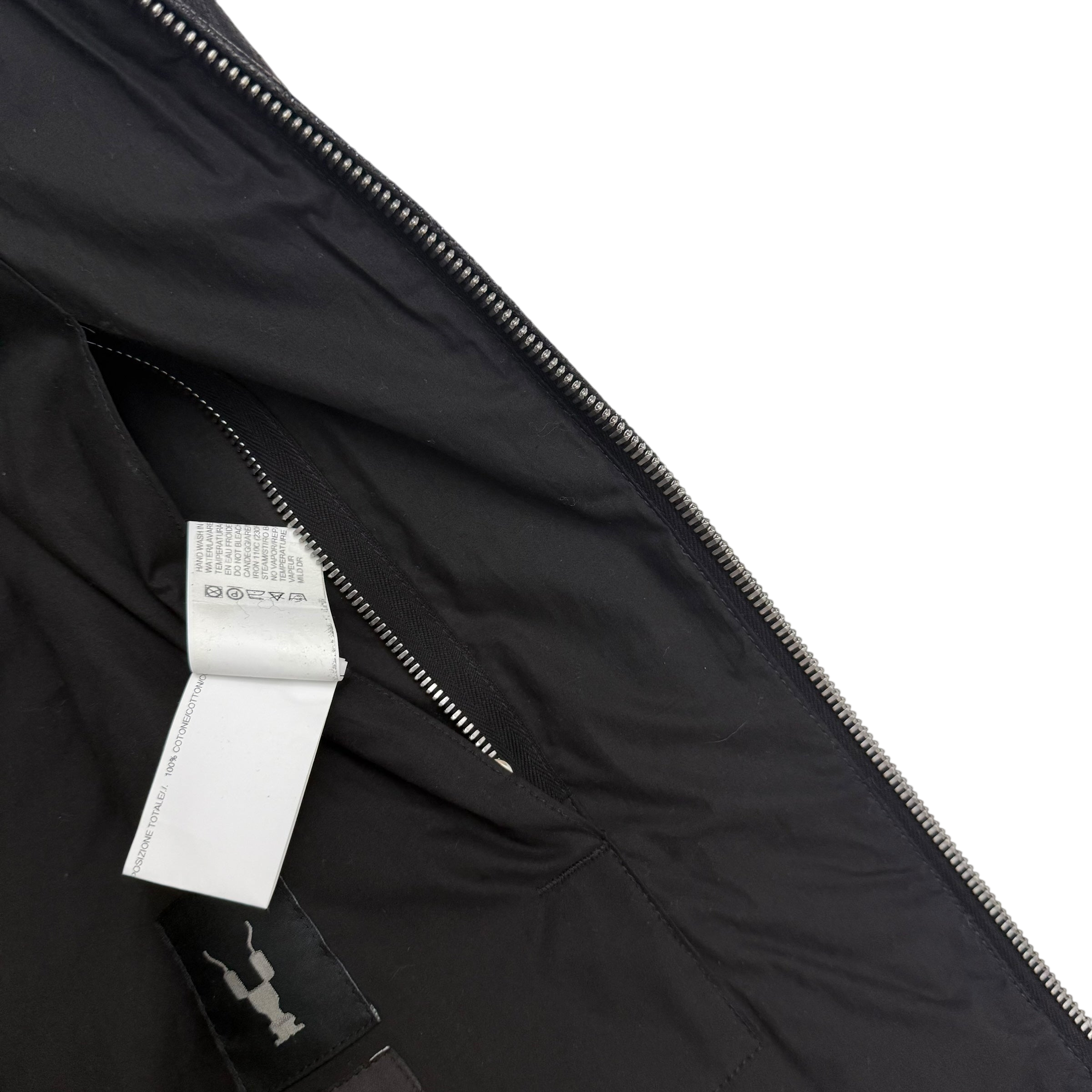 Rick Owens DRKSHDW SS17 Sample ‘Black Rubber’ Walrus Jacket (Fits S-M)