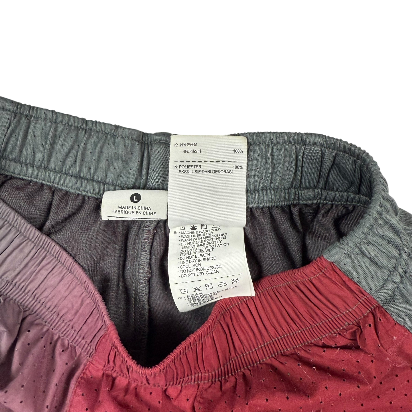 Nike x Undercover Gyakusou SS13 Running Shorts Red/Grey (Fits M)