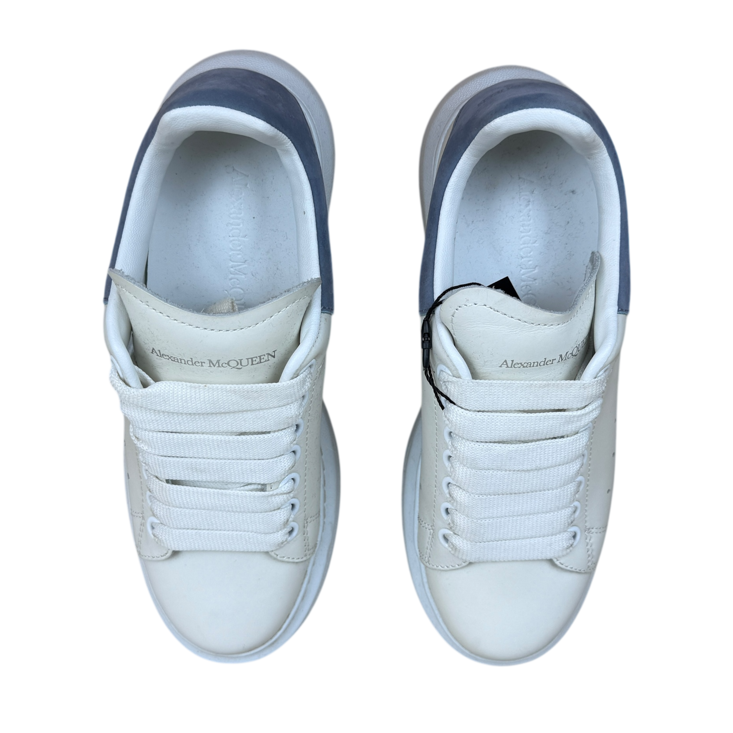 Alexander McQueen Oversized Sneakers White/Blue (Size EU37)
