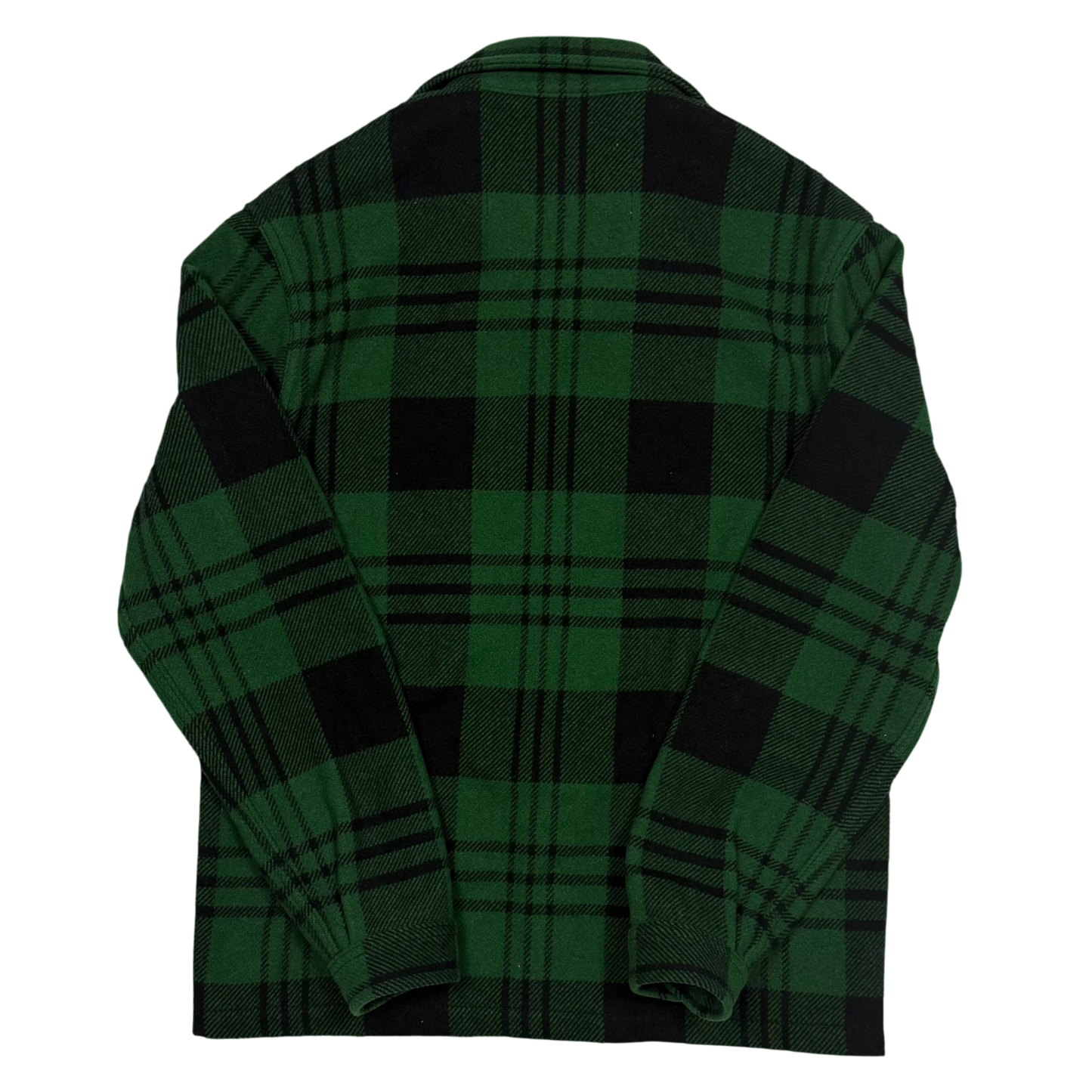 Ami SS19 Checked Wool-Blend Jacket Green (Size S)