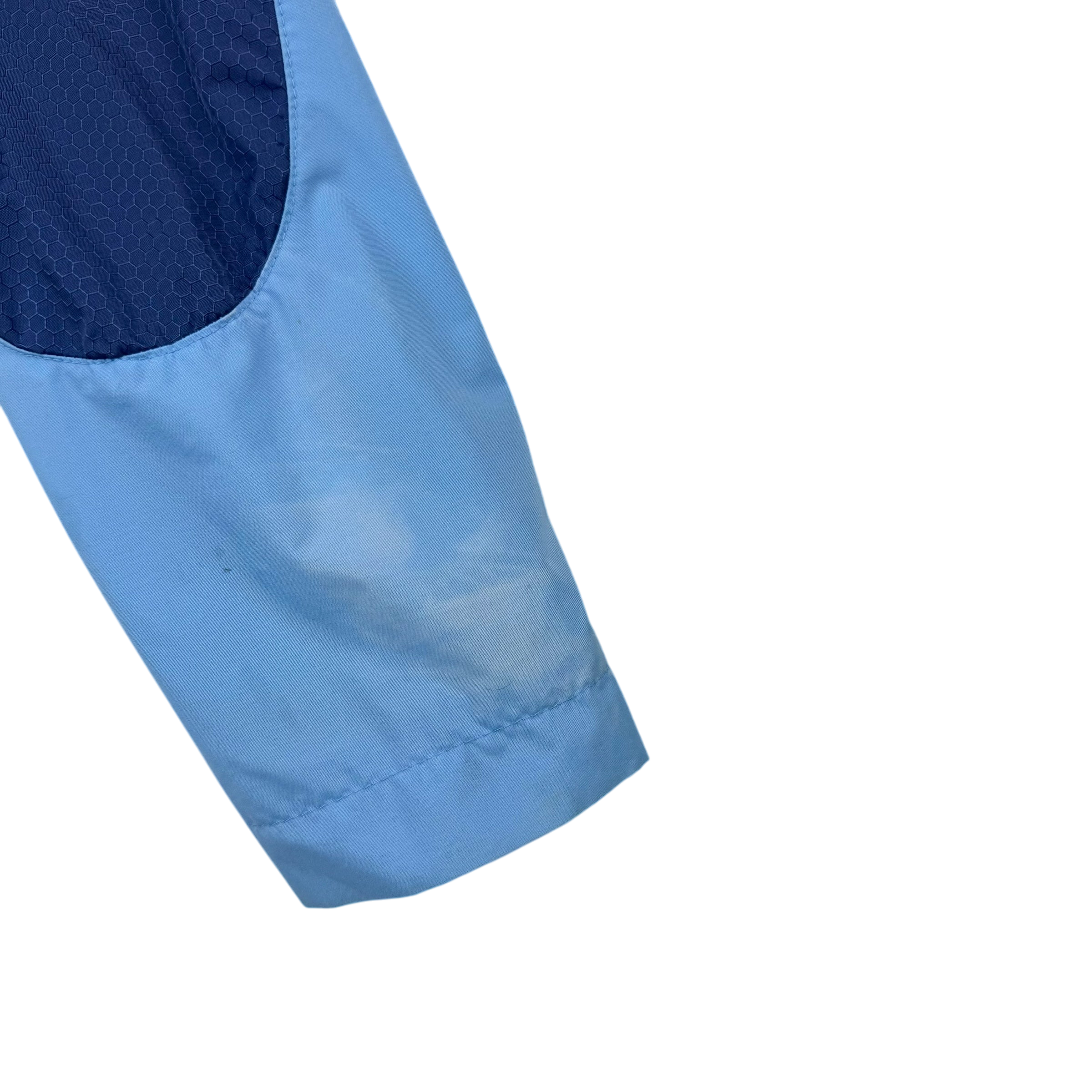 Nike 00s Hex Logo Insulated Track Jacket White/Blue (part of set) (Fits S-M)