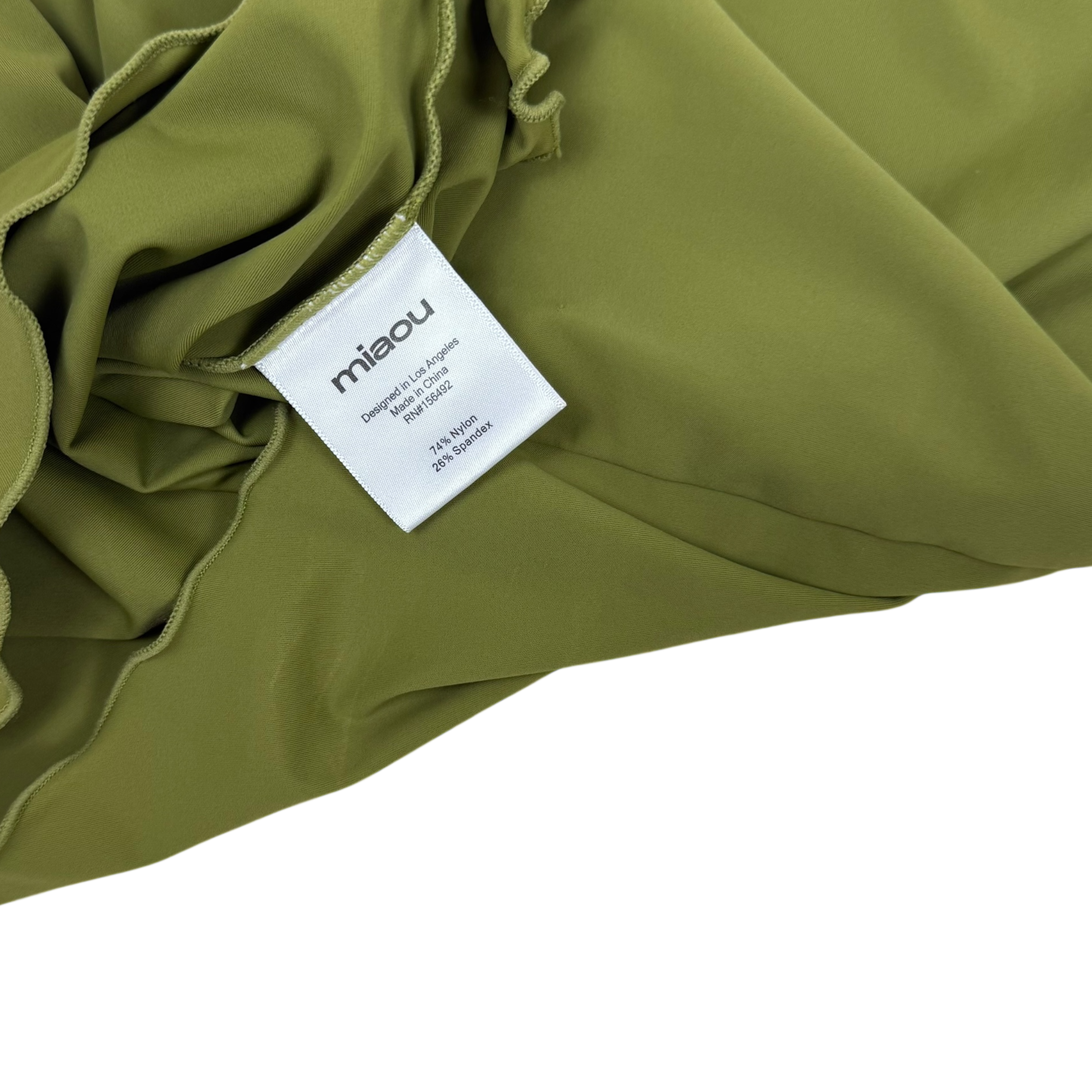 Miaou Hannah Jewett Edition Bobbi Tank Top Green (Size M Womens)