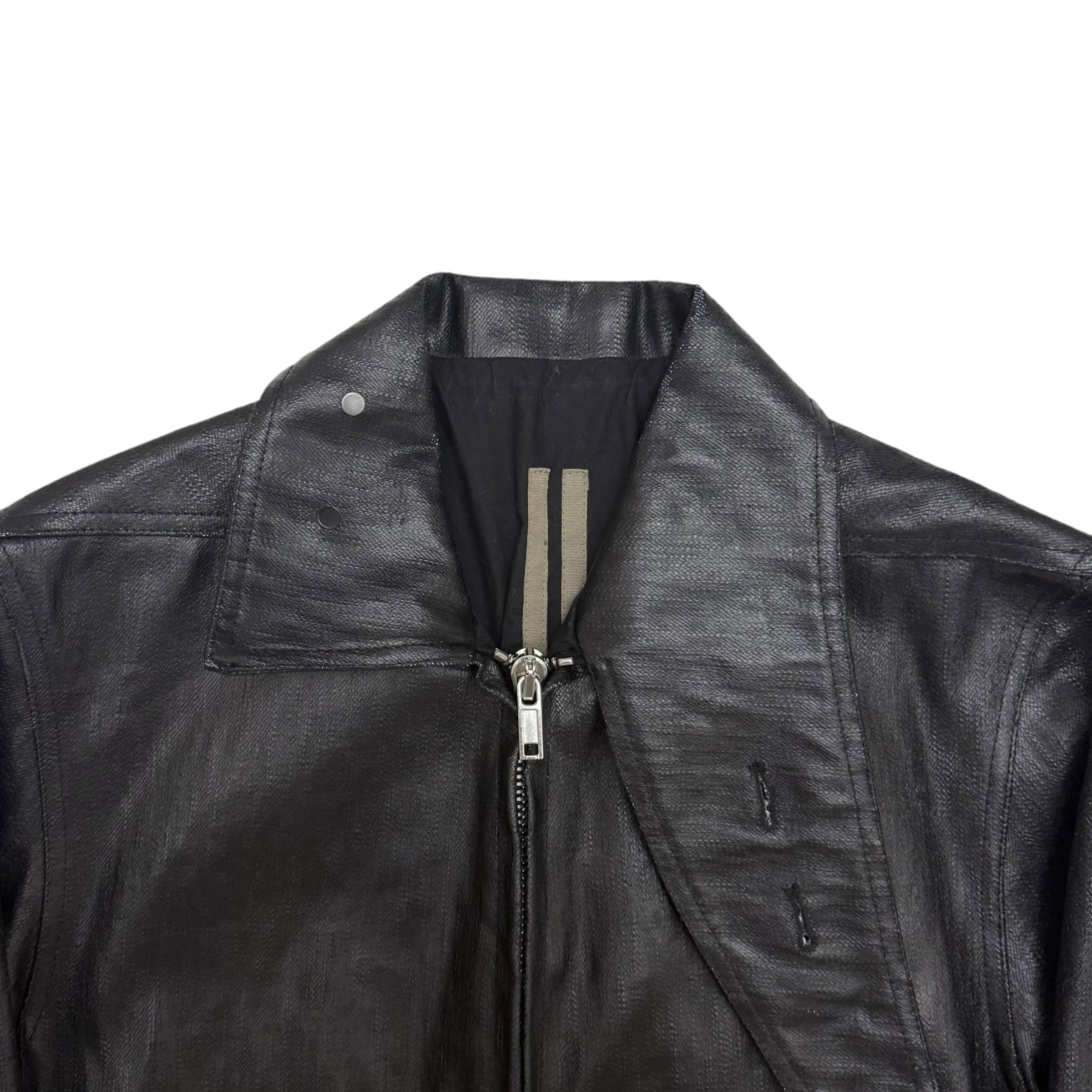 Rick Owens DRKSHDW SS17 Sample ‘Black Rubber’ Walrus Jacket (Fits S-M)