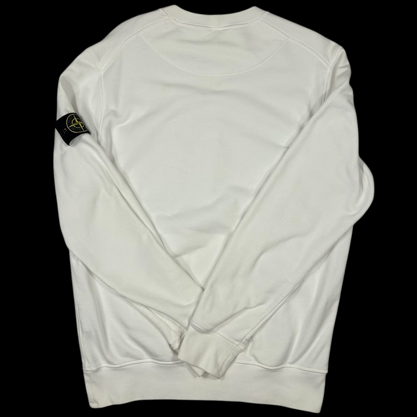 Stone Island Crewneck Sweater White (Fits M/L)