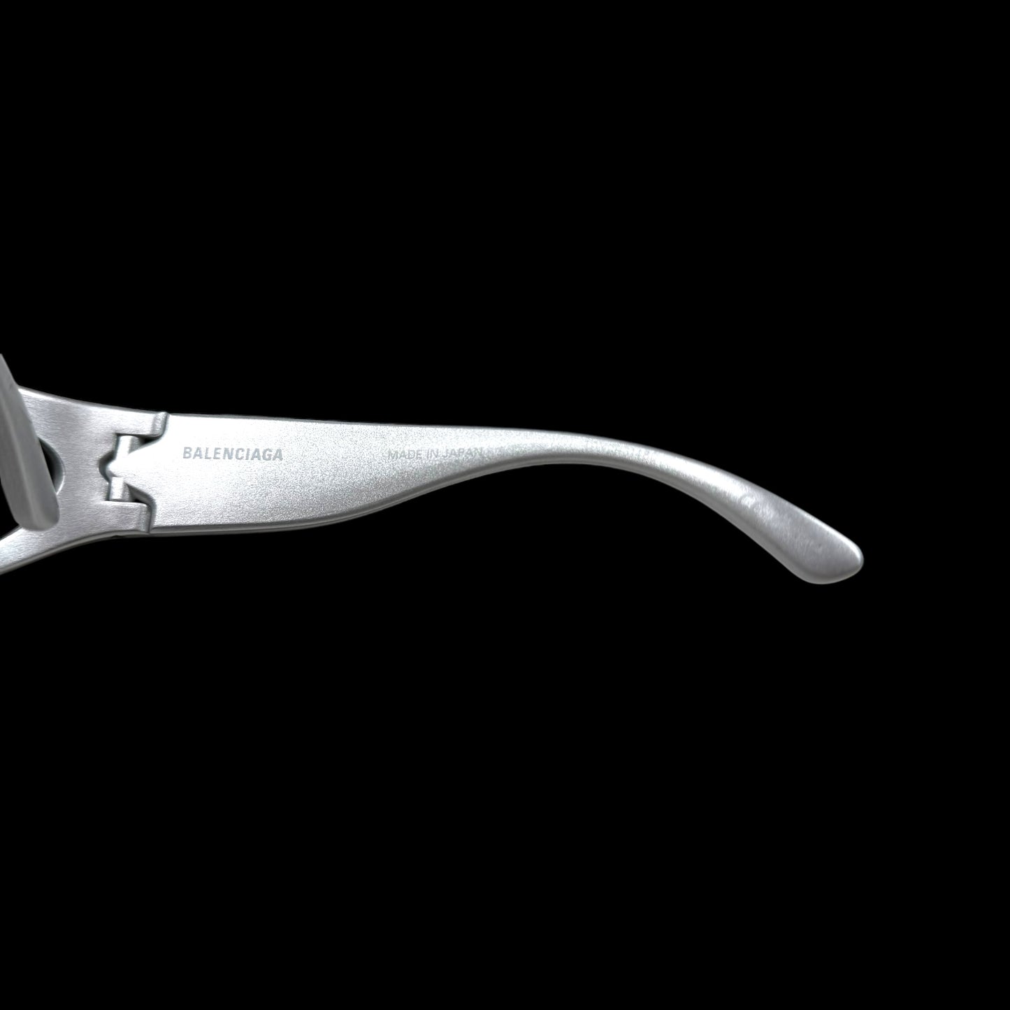 Balenciaga Swift Oval Sunglasses Silver