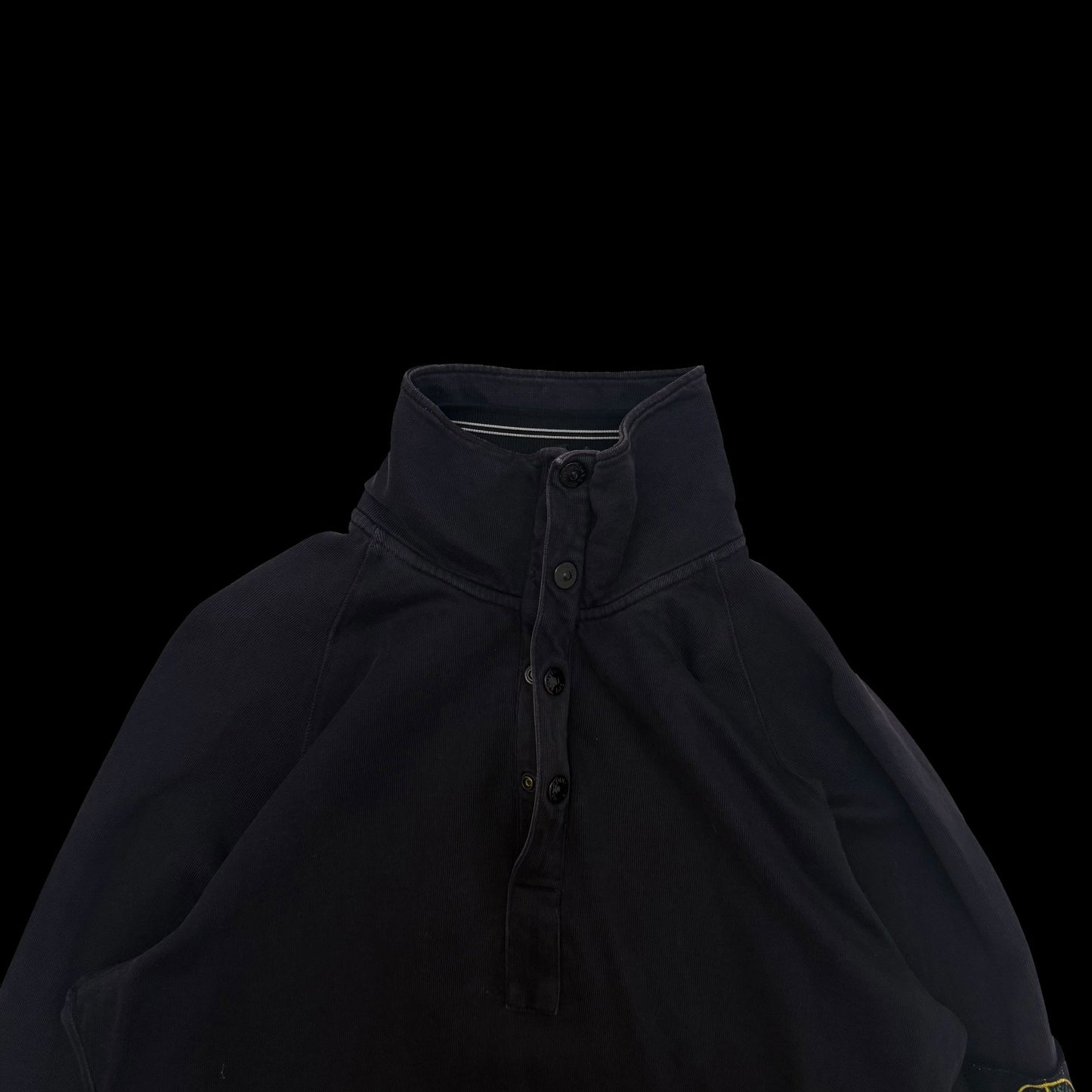 Stone Island SS 2010 Black Quarter Zip Sweatshirt (Size M)