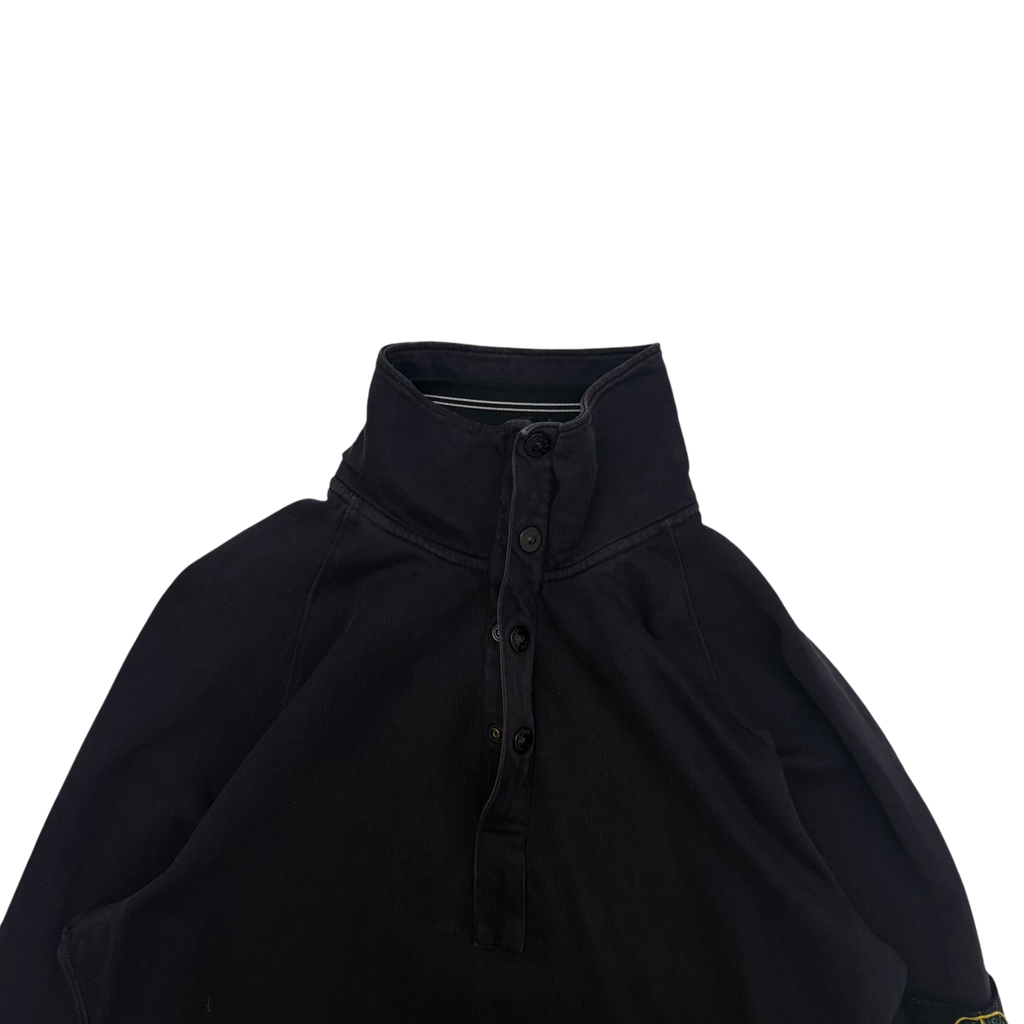 Stone Island SS 2010 Black Quarter Zip Sweatshirt (Size M)
