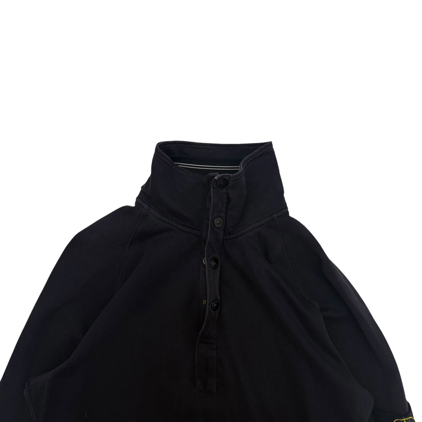 Stone Island SS 2010 Black Quarter Zip Sweatshirt (Size M)