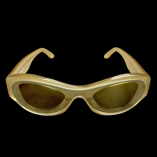 Sunnei Prototipo 5 Sunglasses Camel Yellow