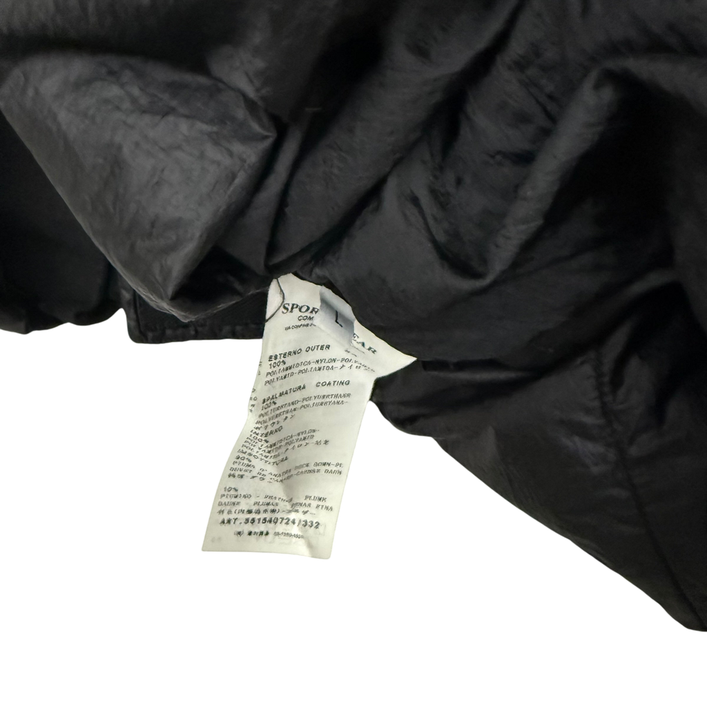 Stone Island AW11 Garment-Dyed Down Puffer Jacket Black (Size L)