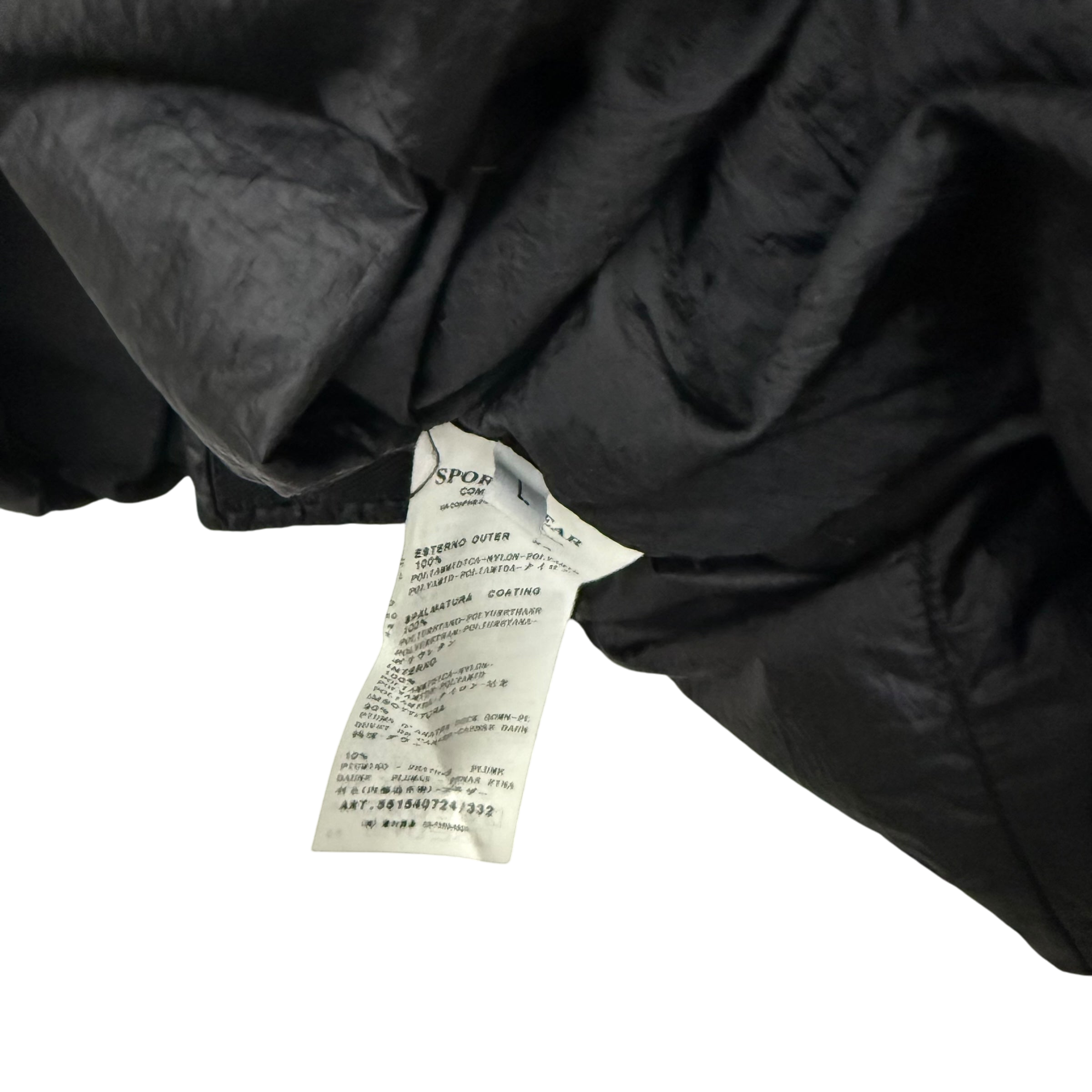 Stone Island AW11 Garment-Dyed Down Puffer Jacket Black (Size L)