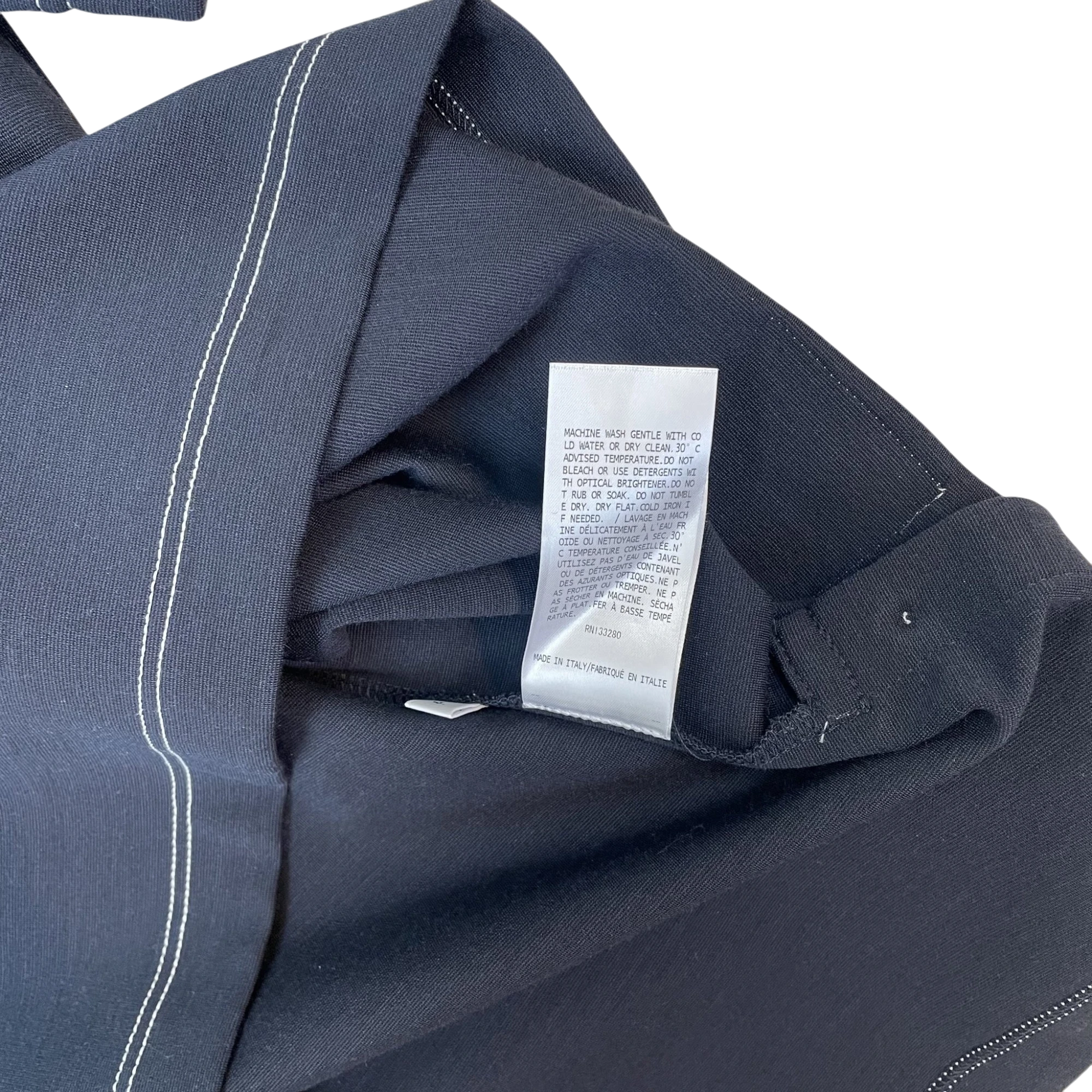 Thom Browne Classic Pique 4-Bar Polo Shirt Navy (Size 4/XL)