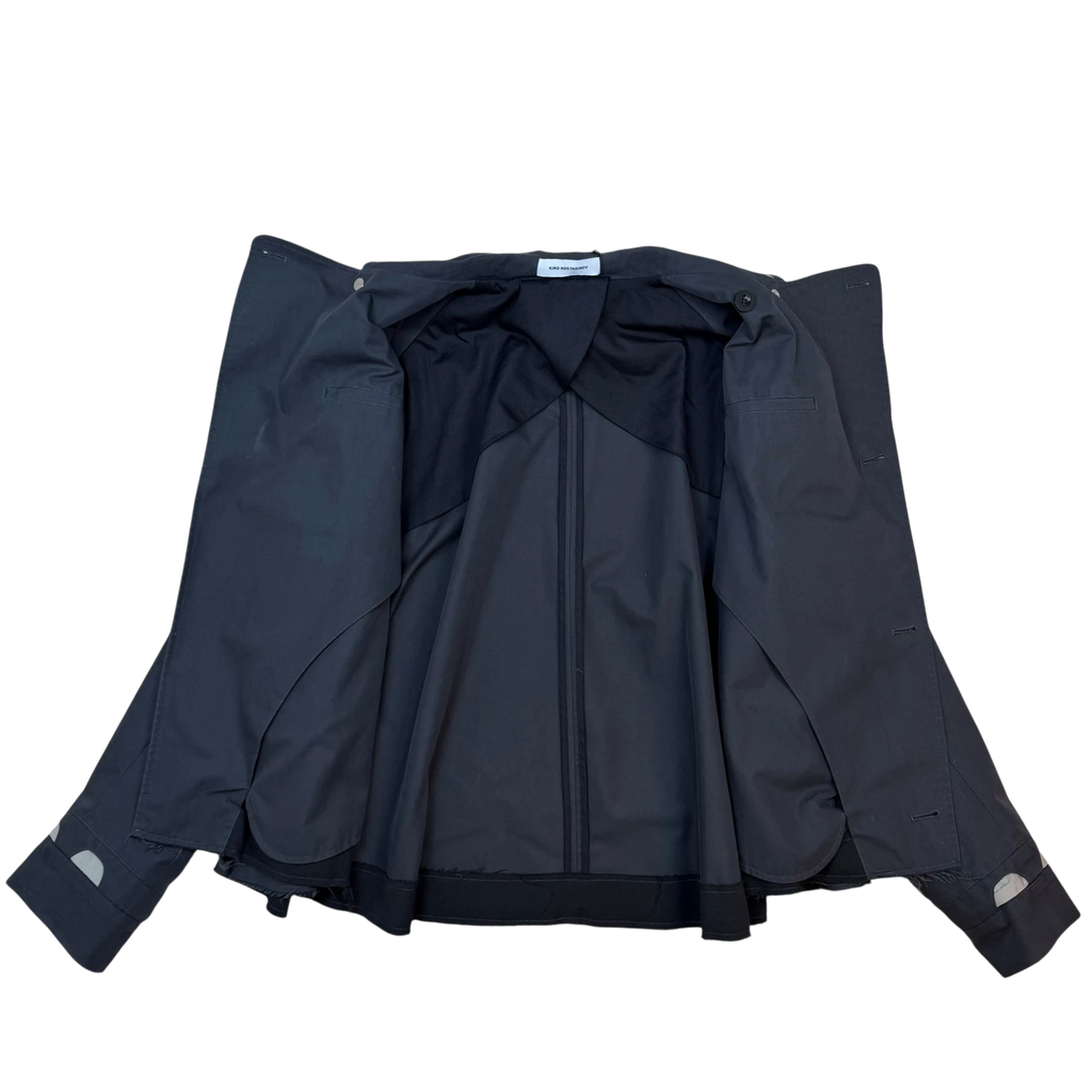 Kiko Kostadinov AW21 Maiden Peacoat Jacket Grey (Fits M-L)