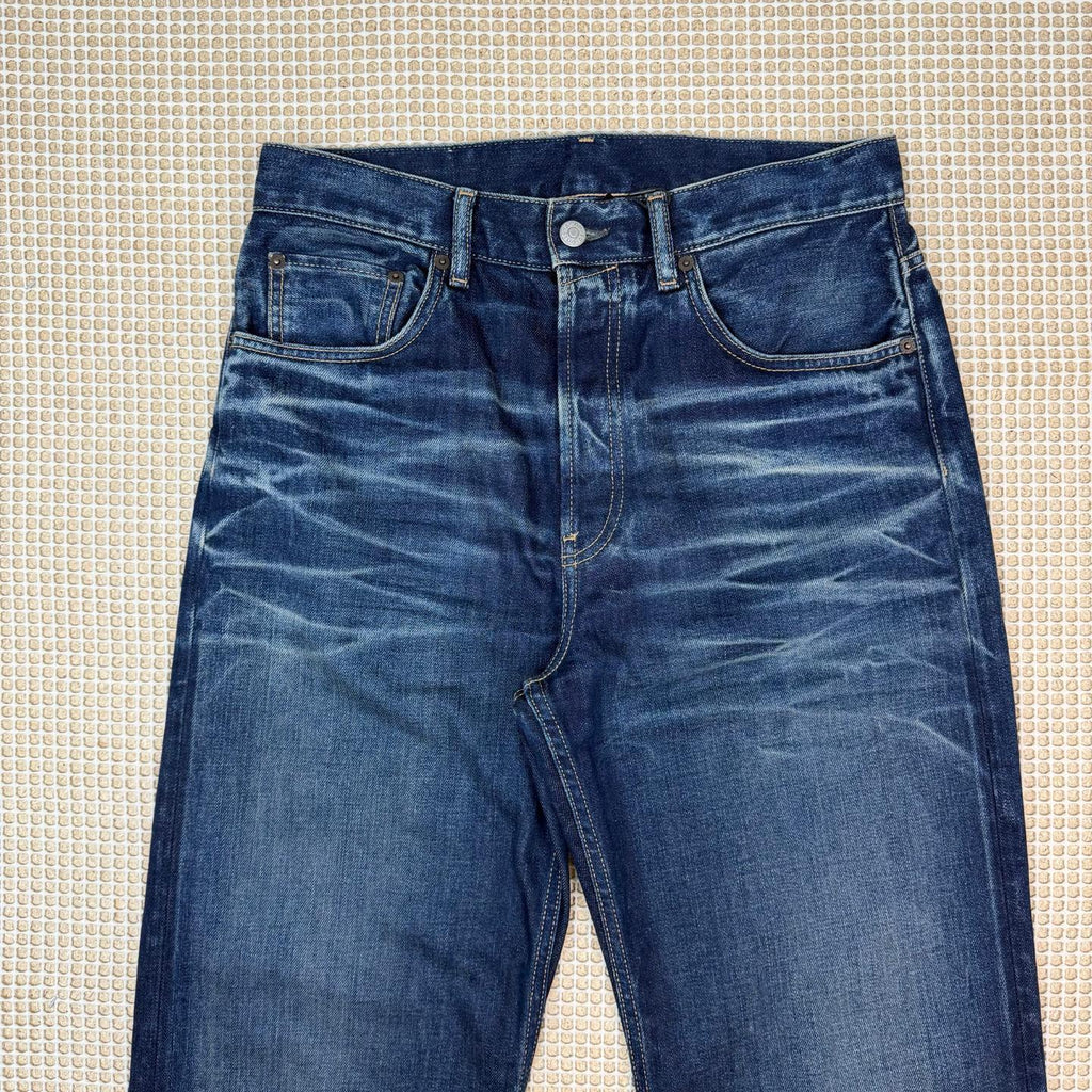 Acne Studios Whiskered Blue Denim Jeans (Size 30)