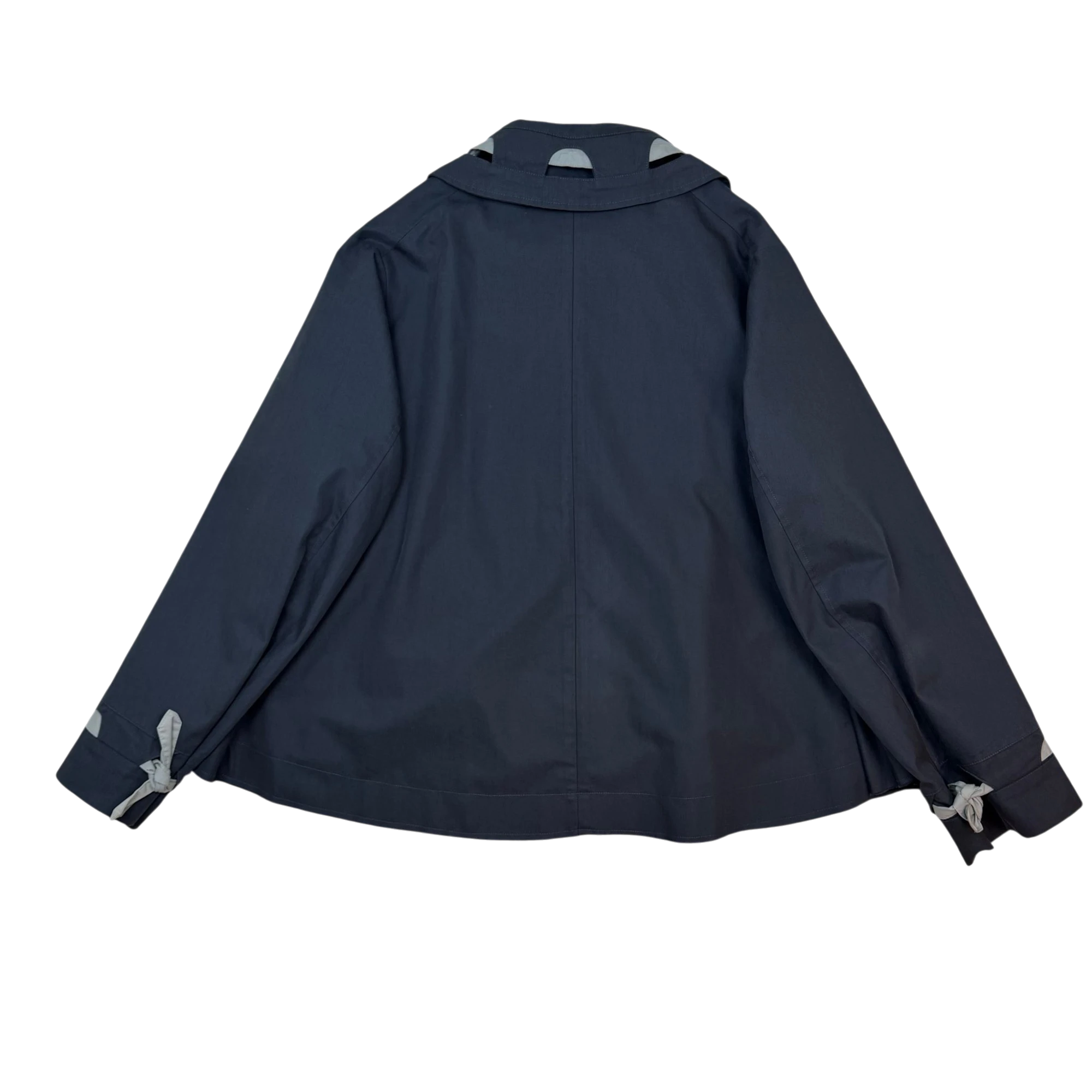 Kiko Kostadinov AW21 Maiden Peacoat Jacket Grey (Fits M-L)