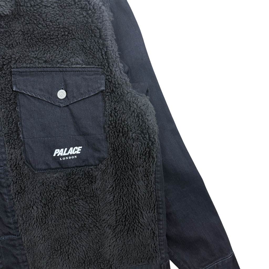 Palace Grizzly Denim Jacket Black (Size L)